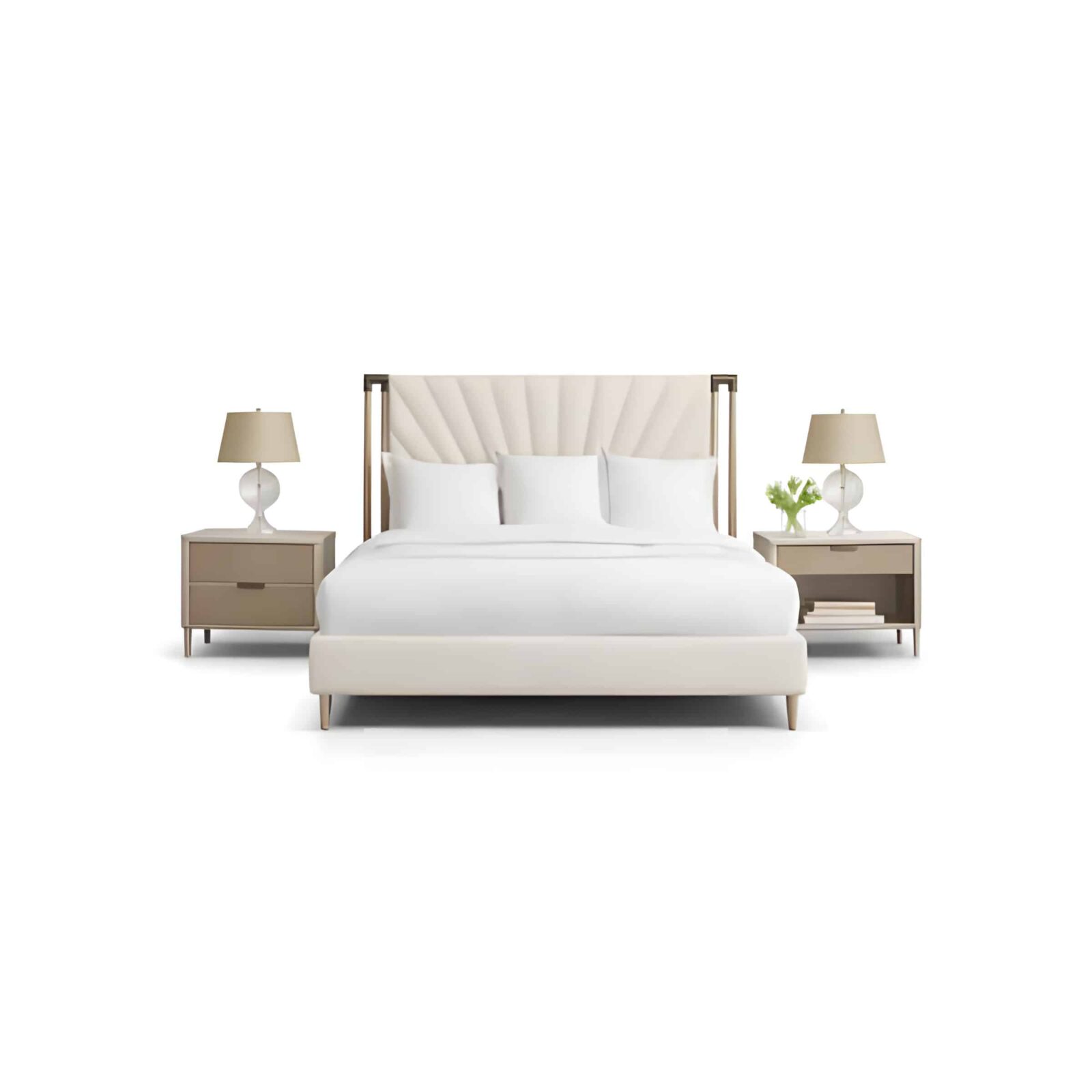 Bedroom set bed and wardrobe view - image 65249