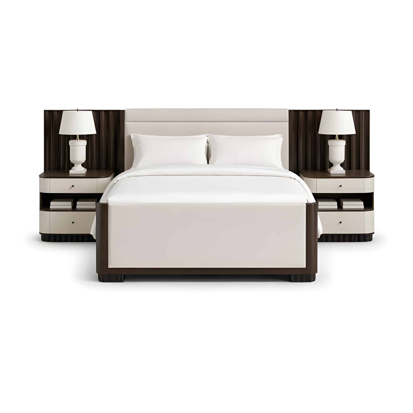 Bedroom set furniture finish and room styling view - image 65296