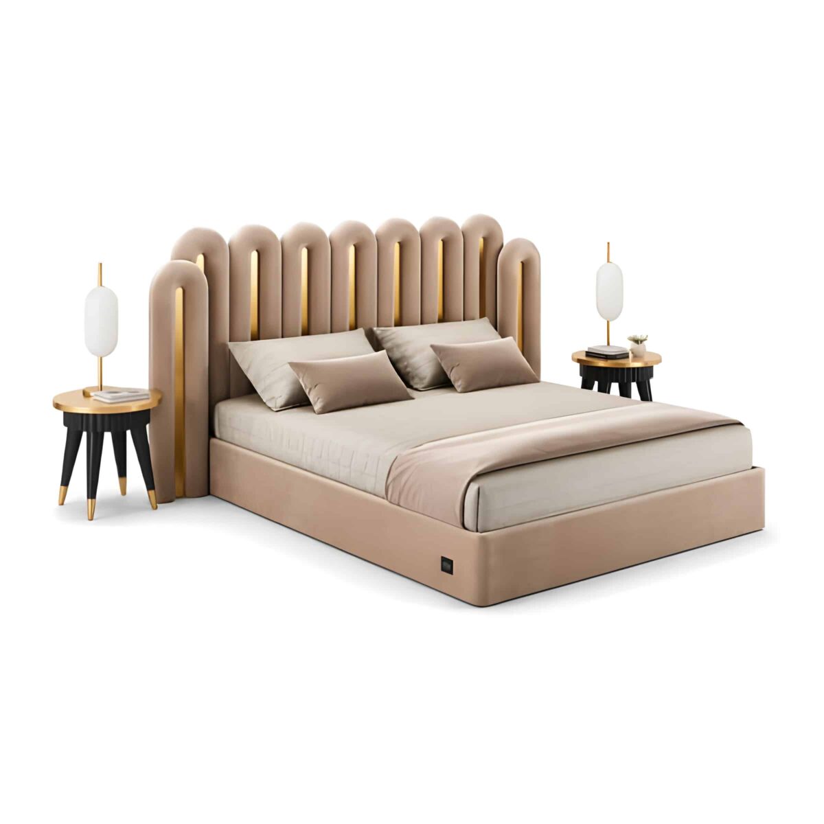 Kelra Bed and Nightstand Set