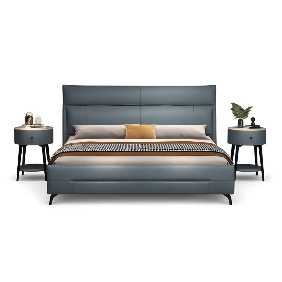 Melo Bed and Nightstand Set