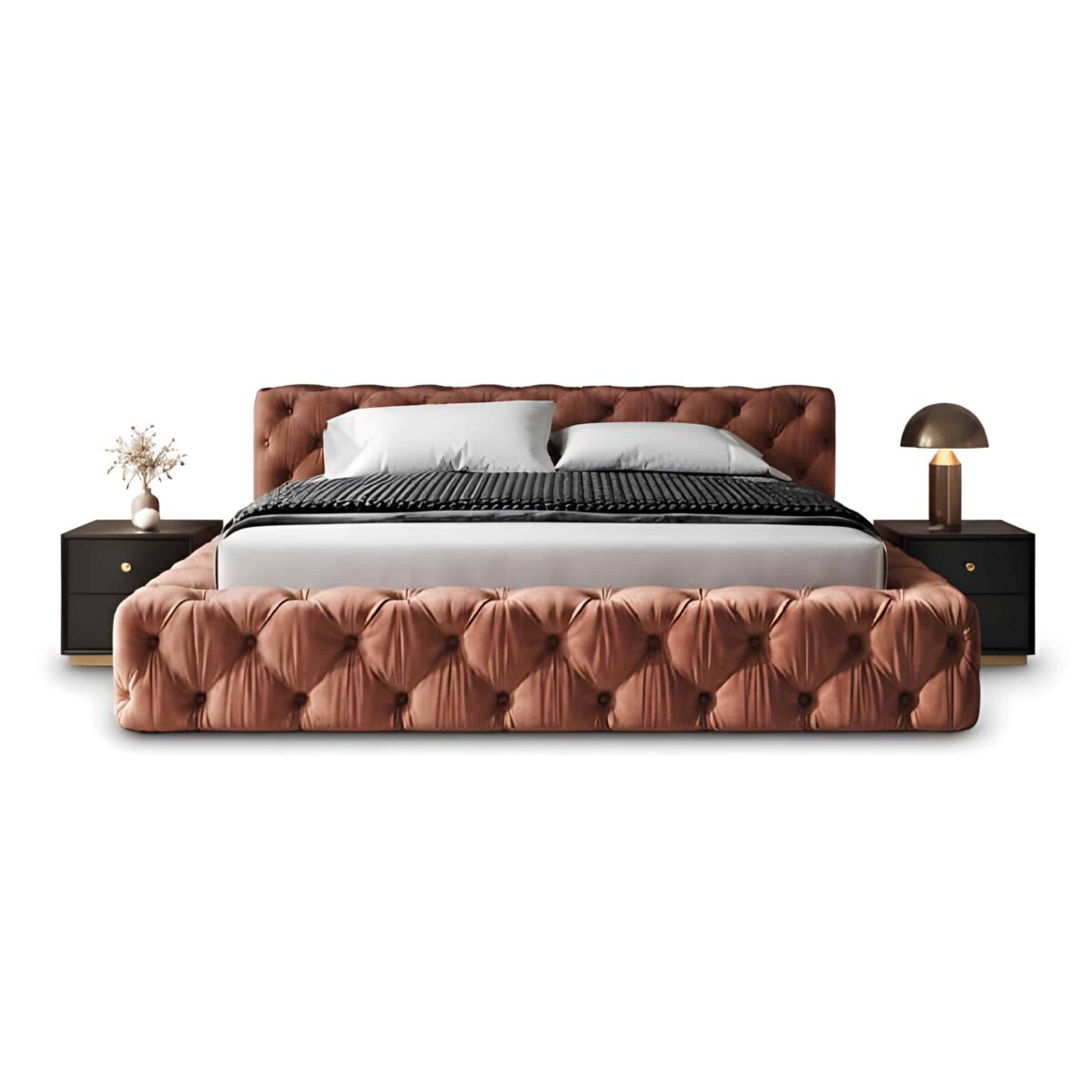 Maro Bed and Nightstand Set
