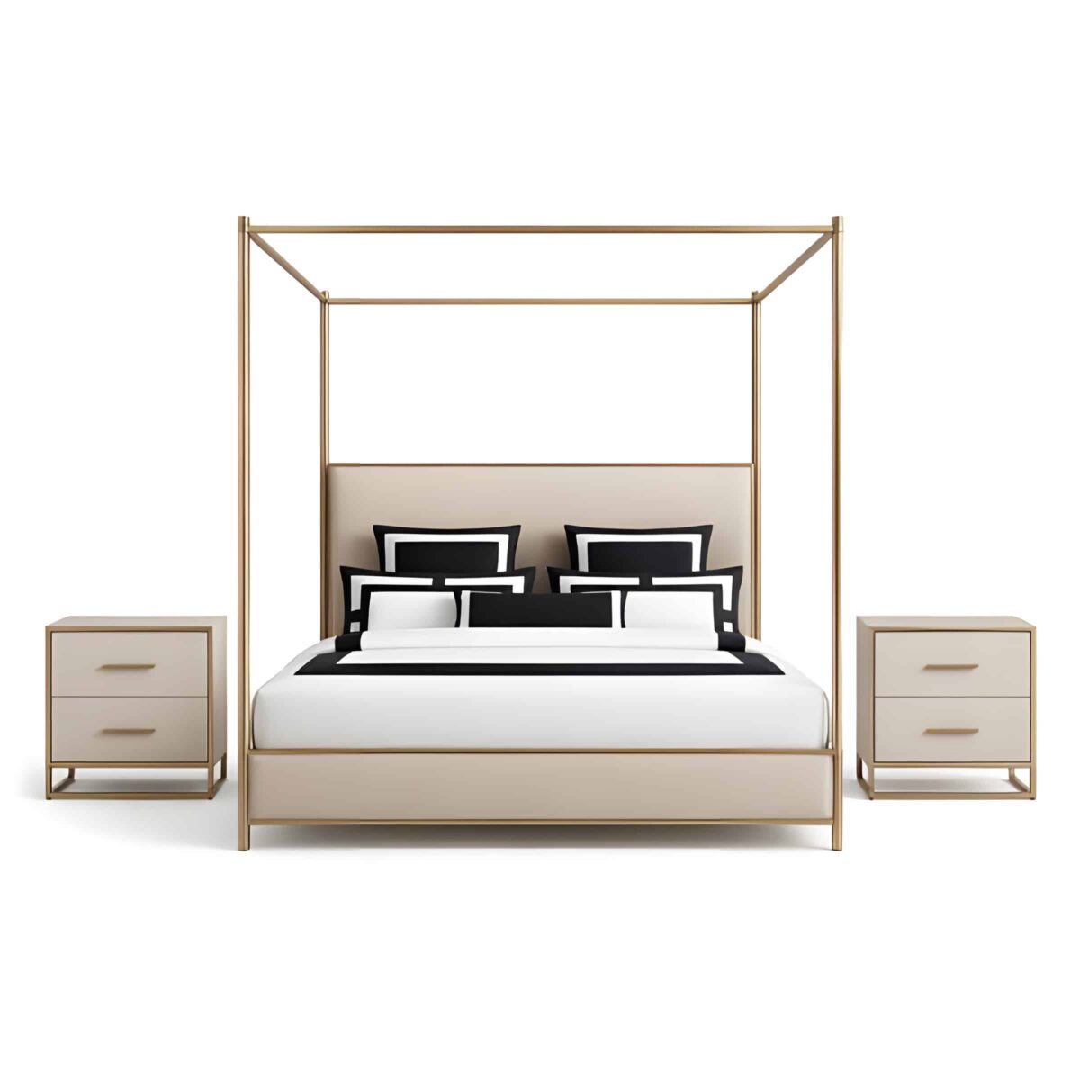 Riva Bed and Nightstand Set