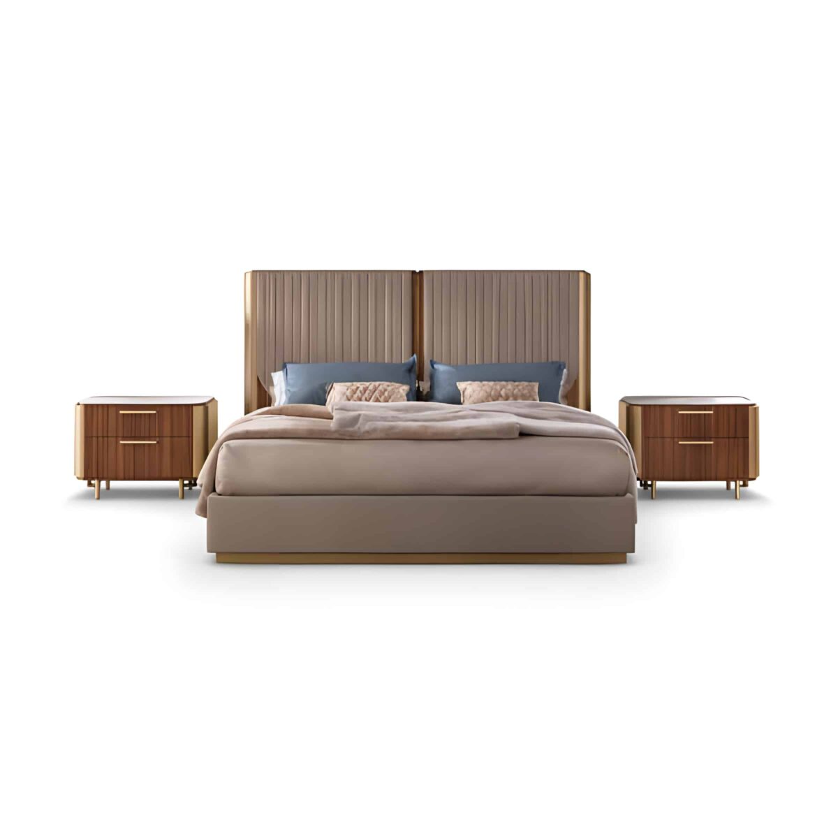Tova Bed and Nightstand Set