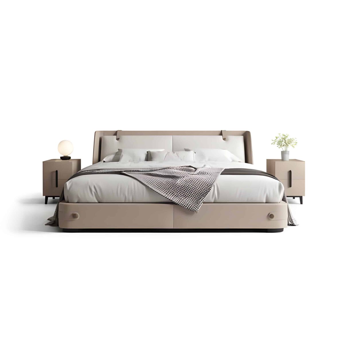 Zena Bed and Nightstand Set