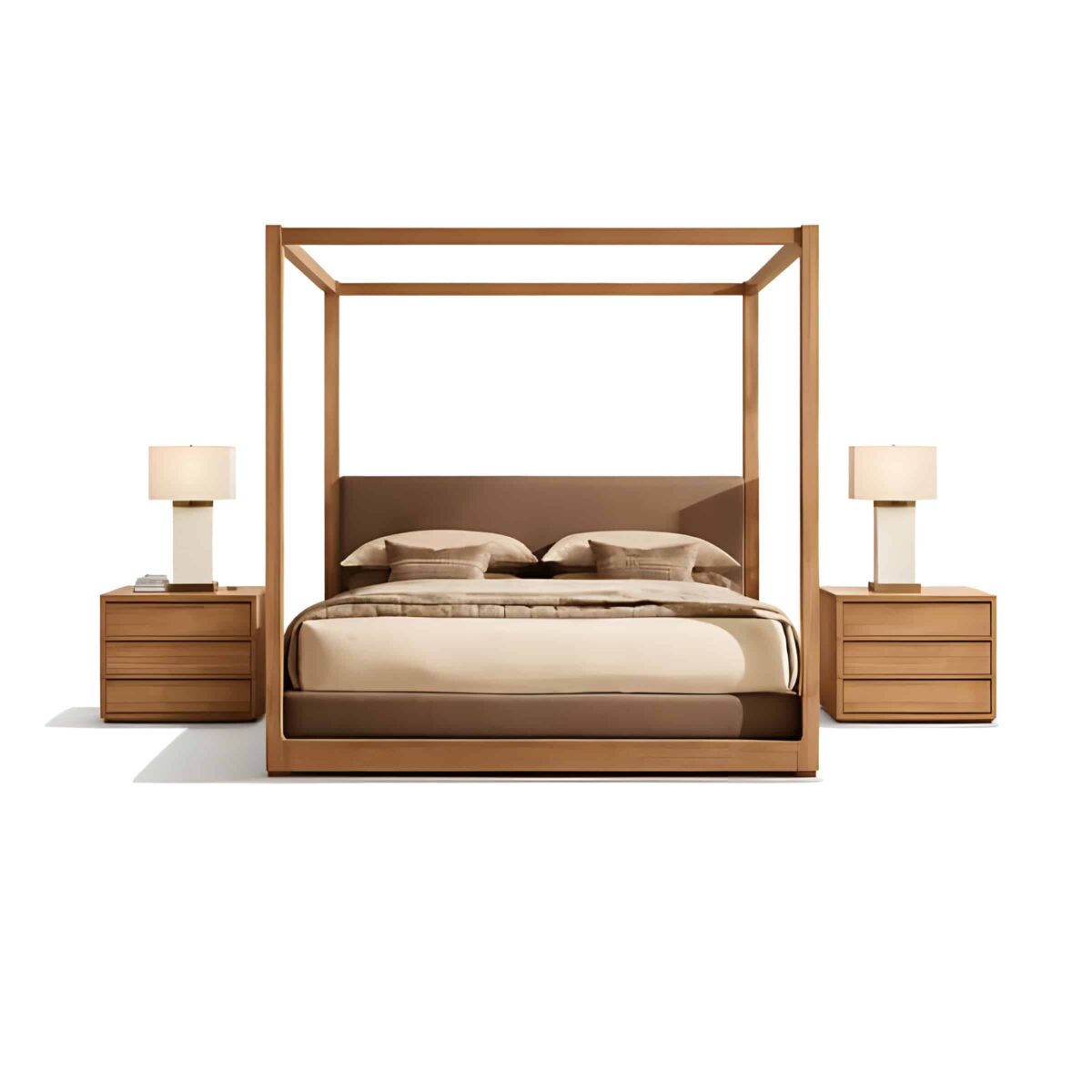 Romel Bed and Nightstand Set
