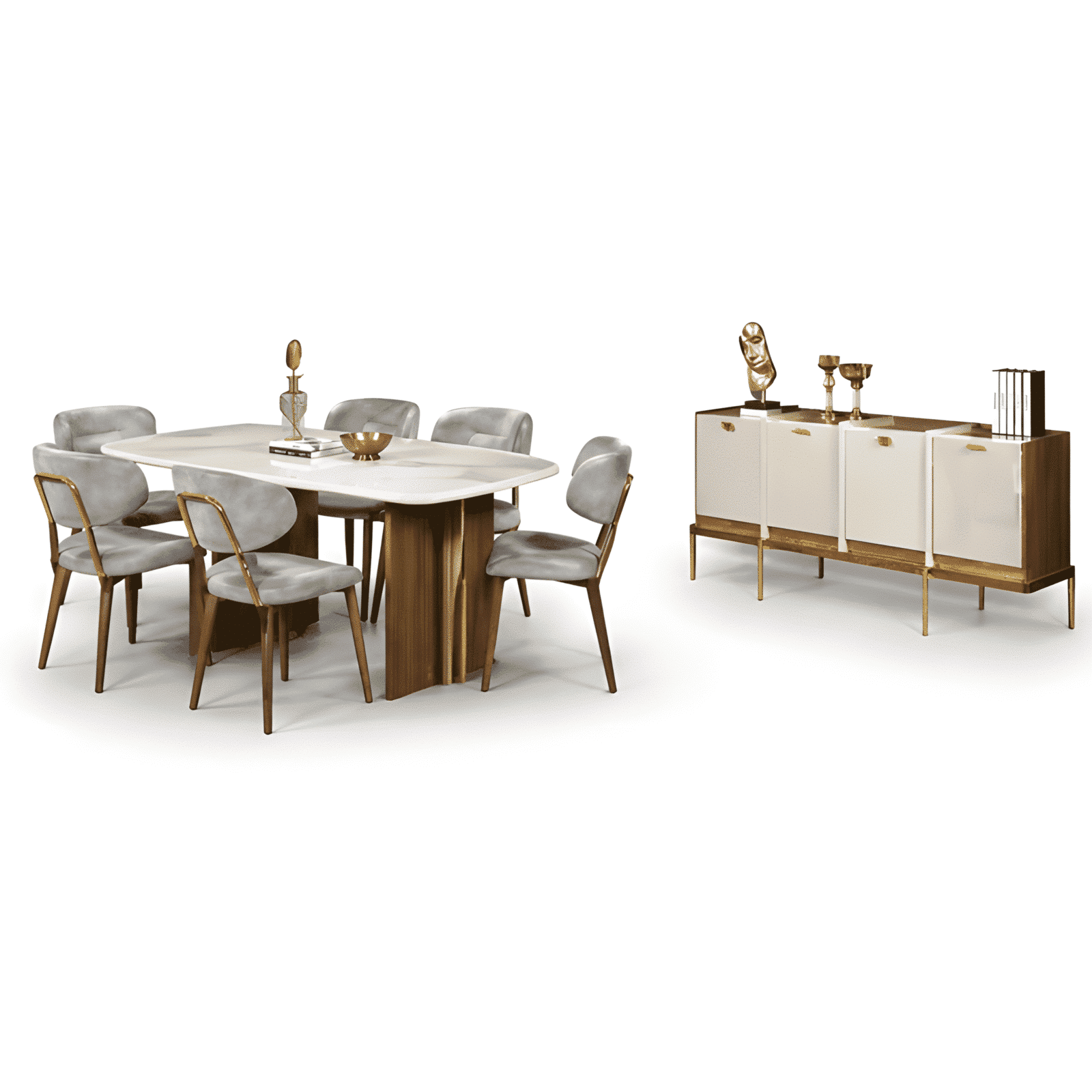 Tovia Dining Room Set main view for elegant dining spaces