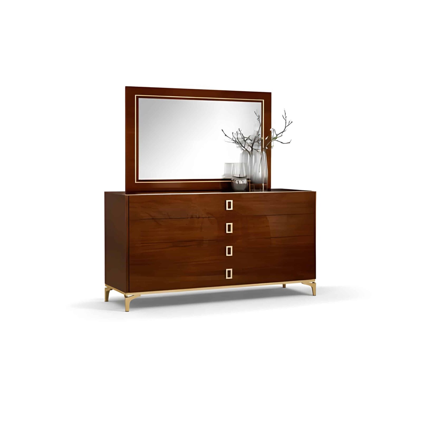 Bedroom set bed and wardrobe view - image 53732