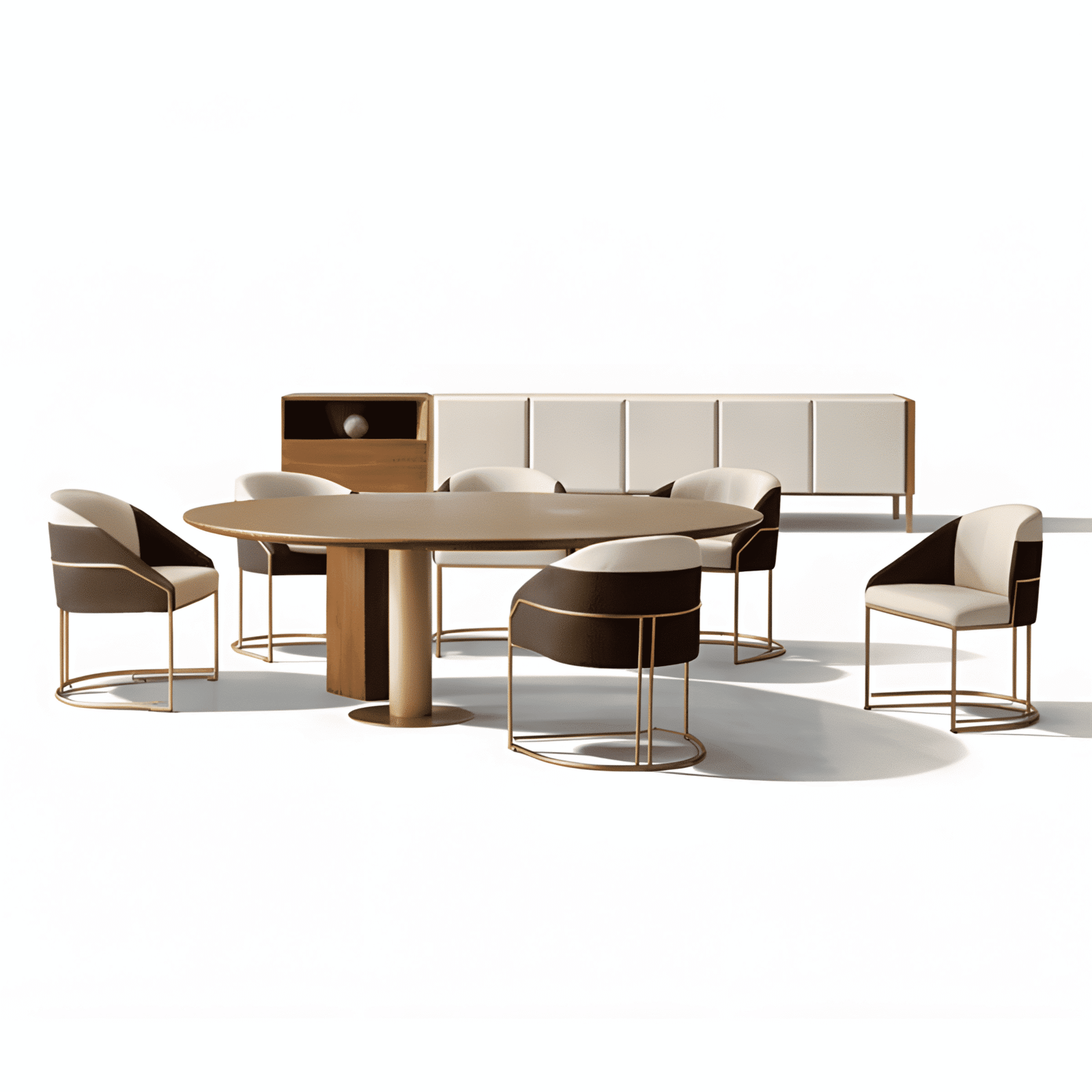 Orvia Dining Room Set main view for elegant dining spaces