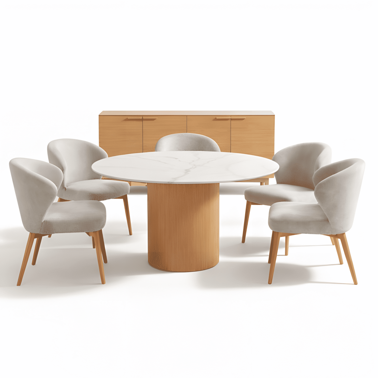 Roven Dining Room Set main view for elegant dining spaces
