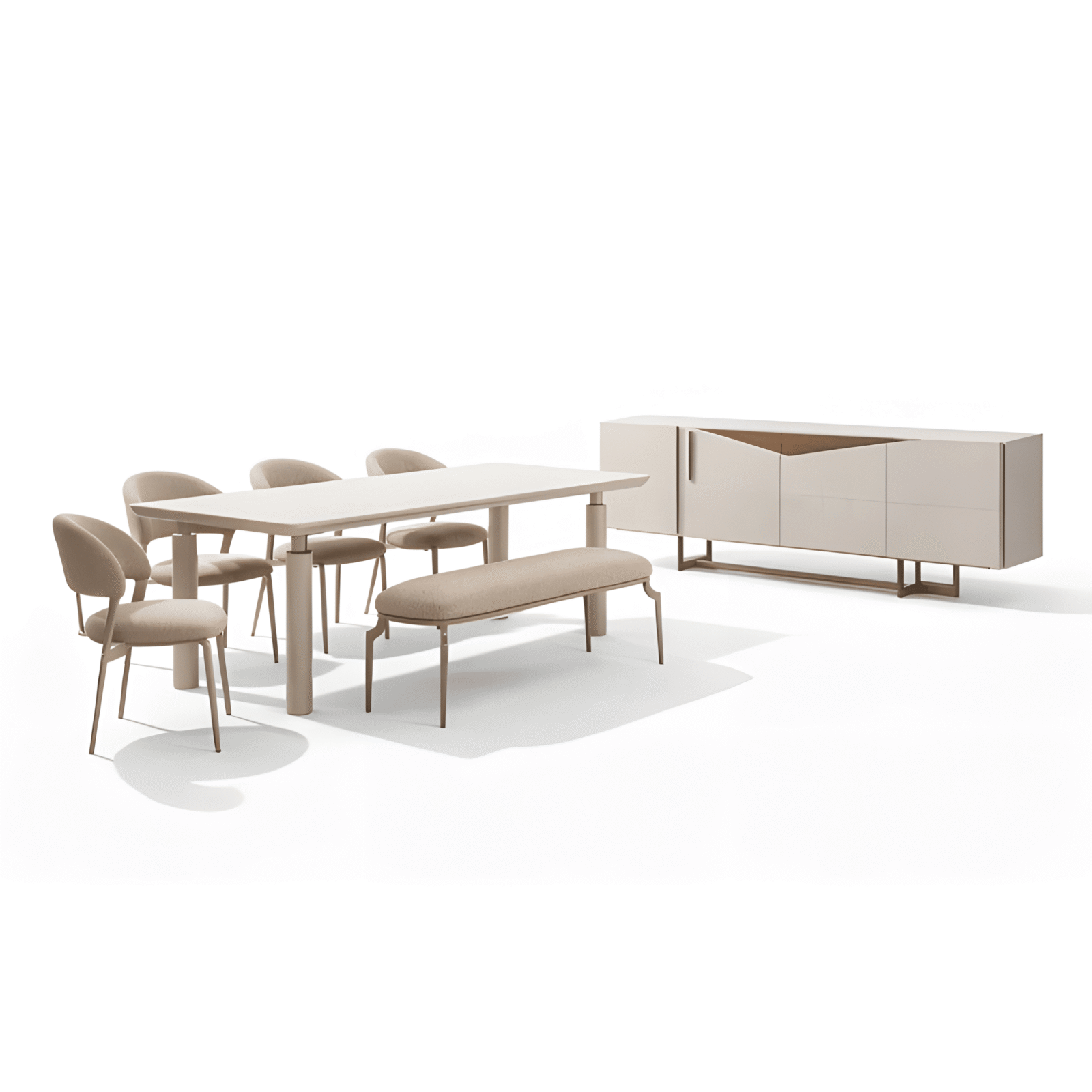 Selen Dining Room Set main view for elegant dining spaces