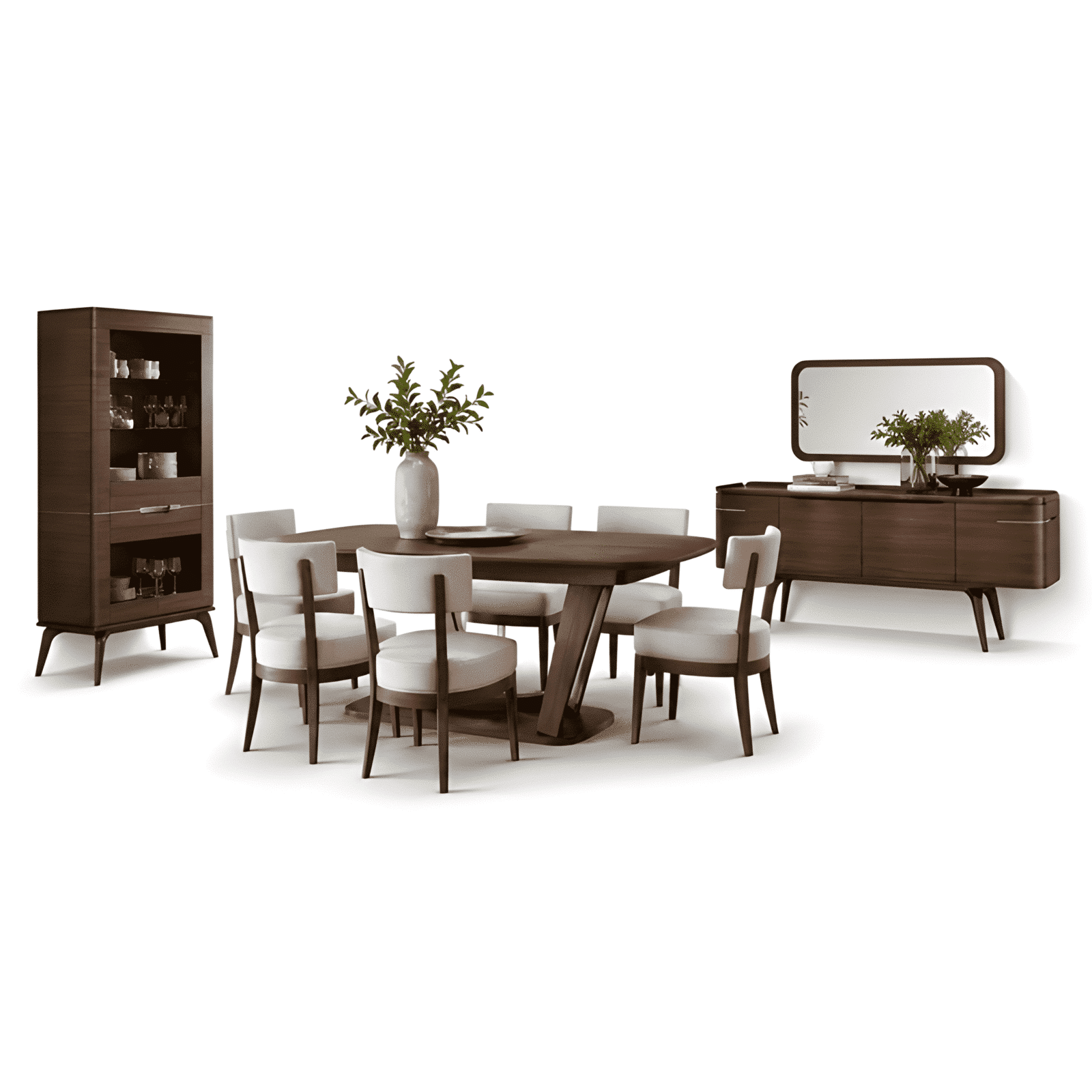 Viora Dining Room Set main view for elegant dining spaces