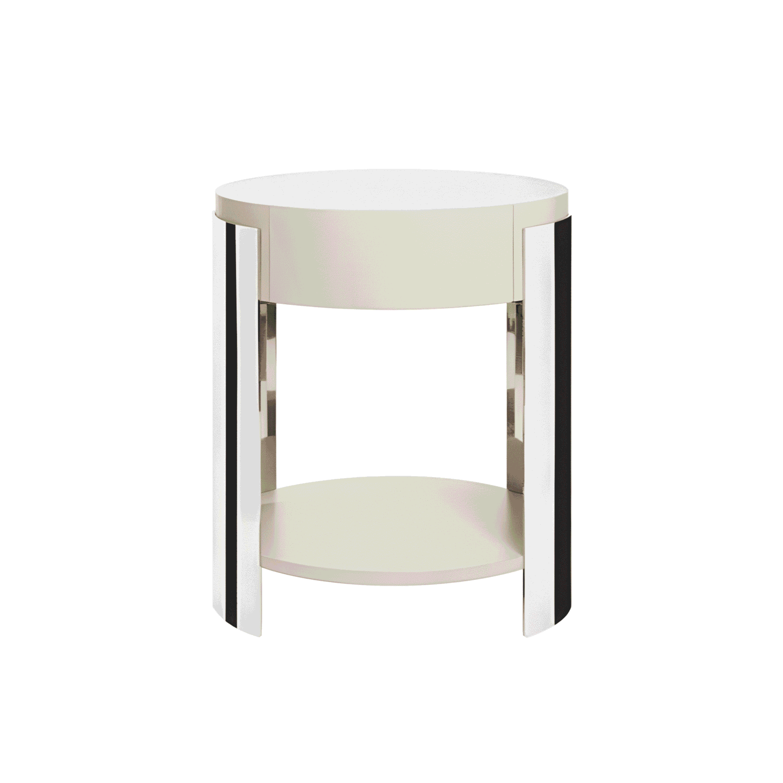 Cleo Nightstand Set in smooth decorative setup