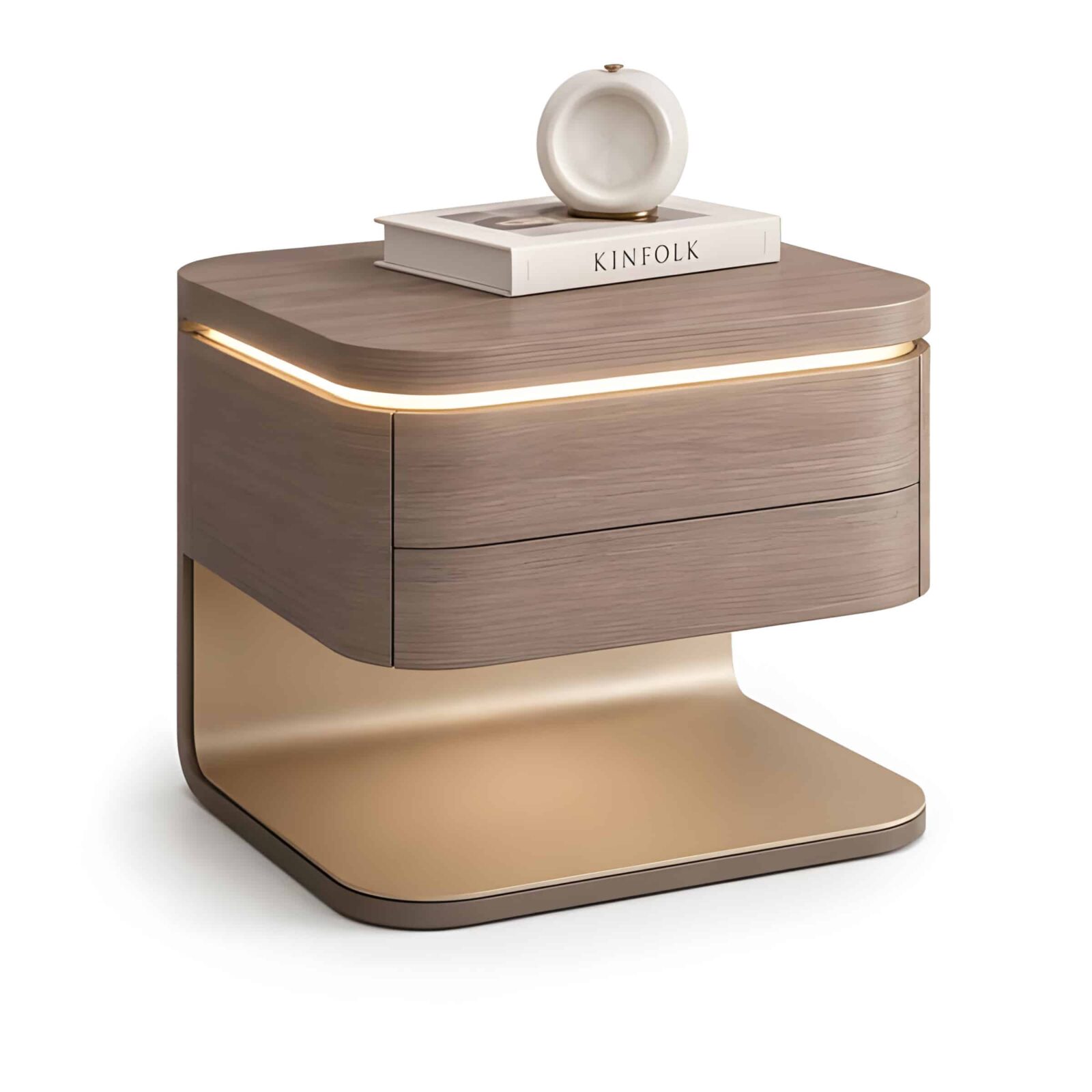 Alen Nightstand Set in premium furniture closeup