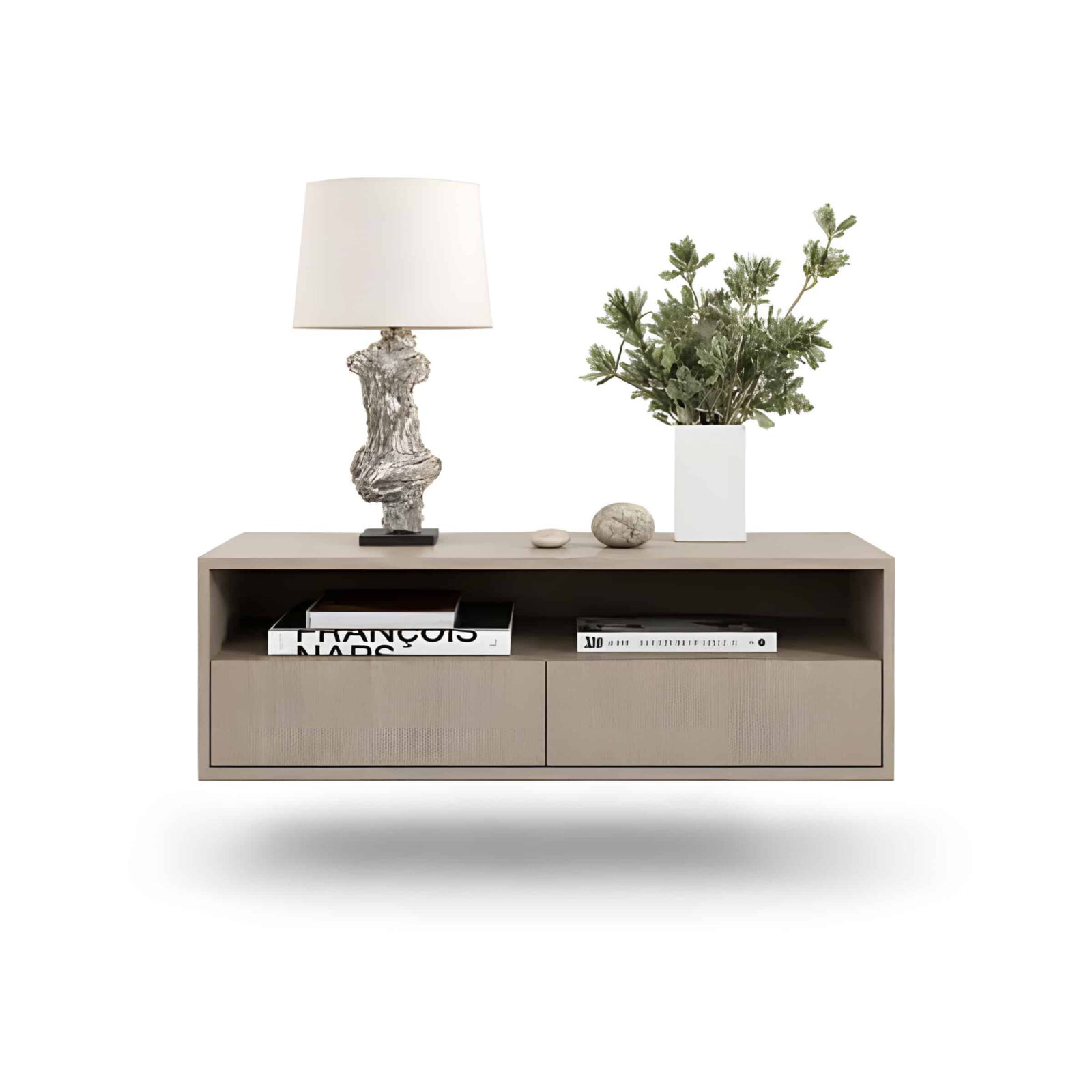 Rivi Nightstand Set in luxury home interior scene