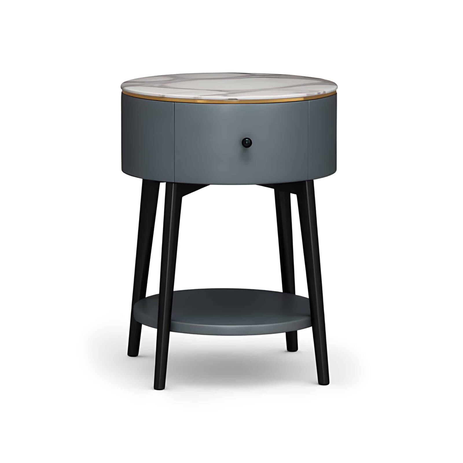 Ravo Nightstand Set in warm compact room setup