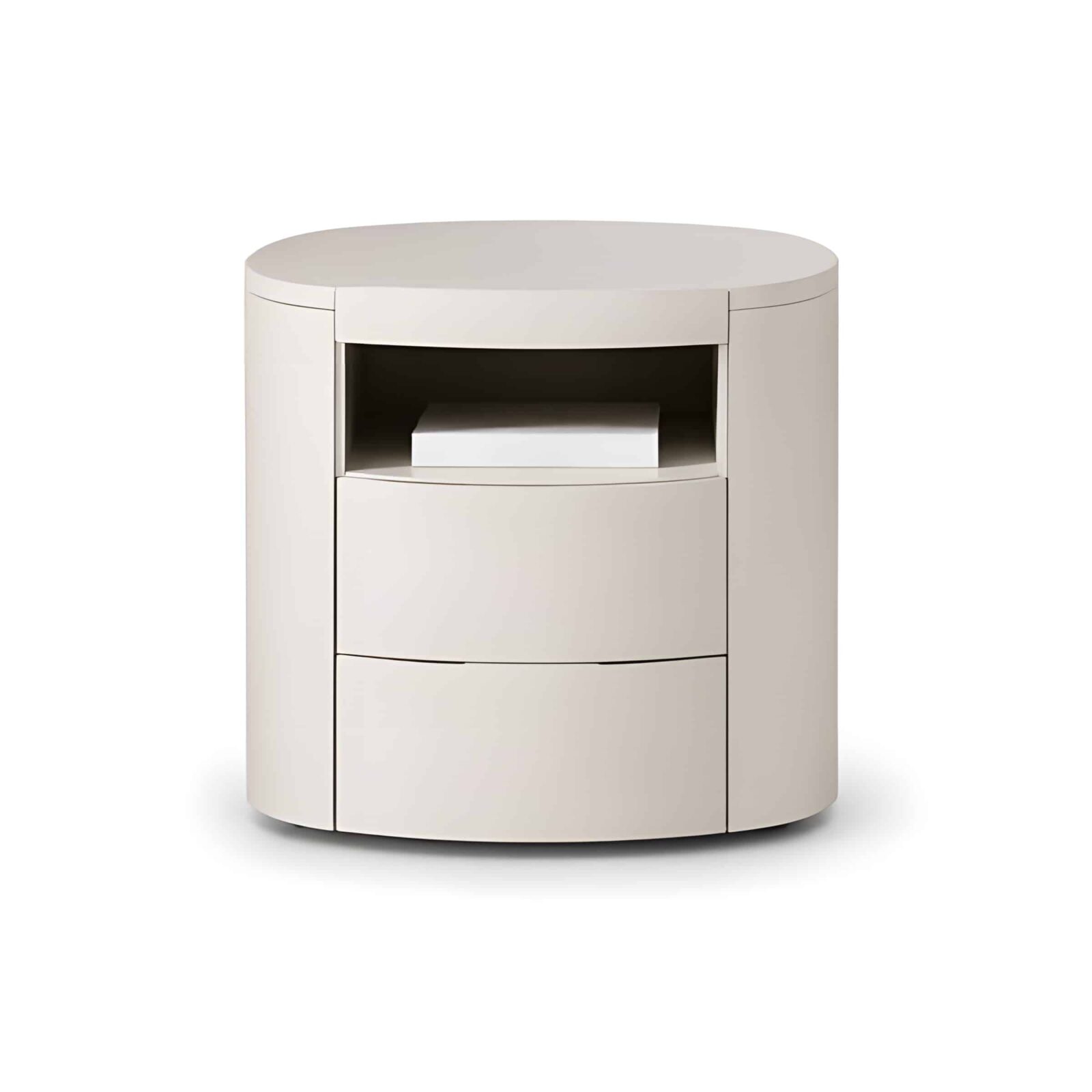 Norvello Nightstand Set in organized room styling