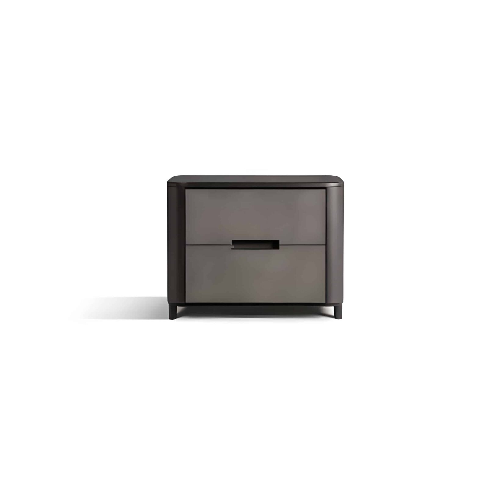 Calvento Nightstand Set in contemporary side storage view