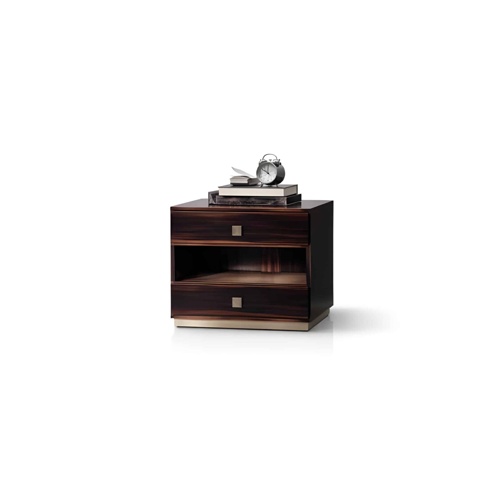 Beltrio Nightstand Set in functional bedroom setup