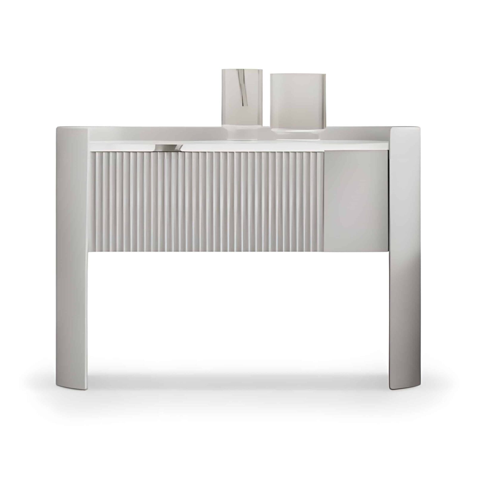 Zena Nightstand Set in urban bedroom setup