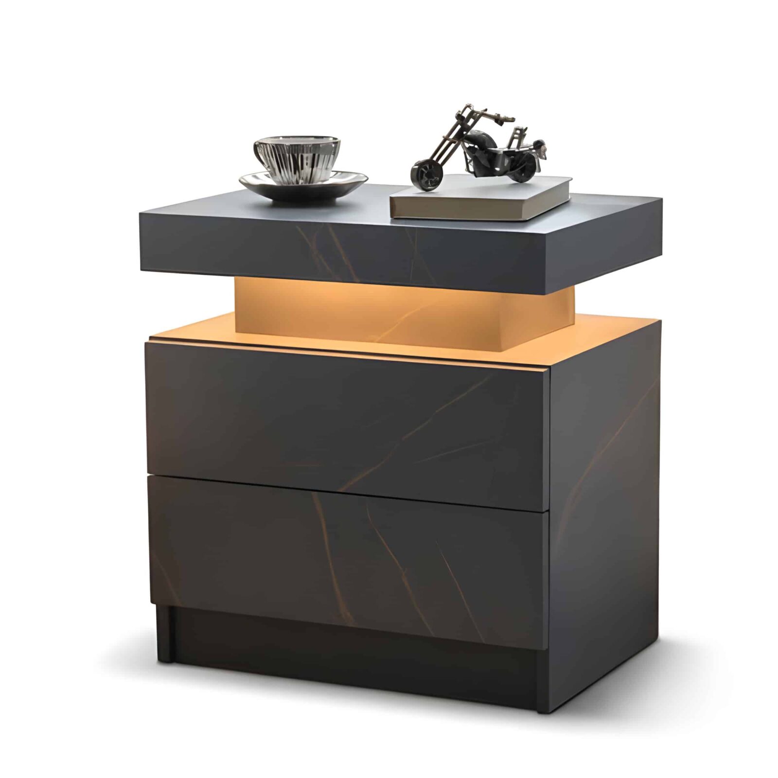 Vola Nightstand Set in cozy neat furniture view