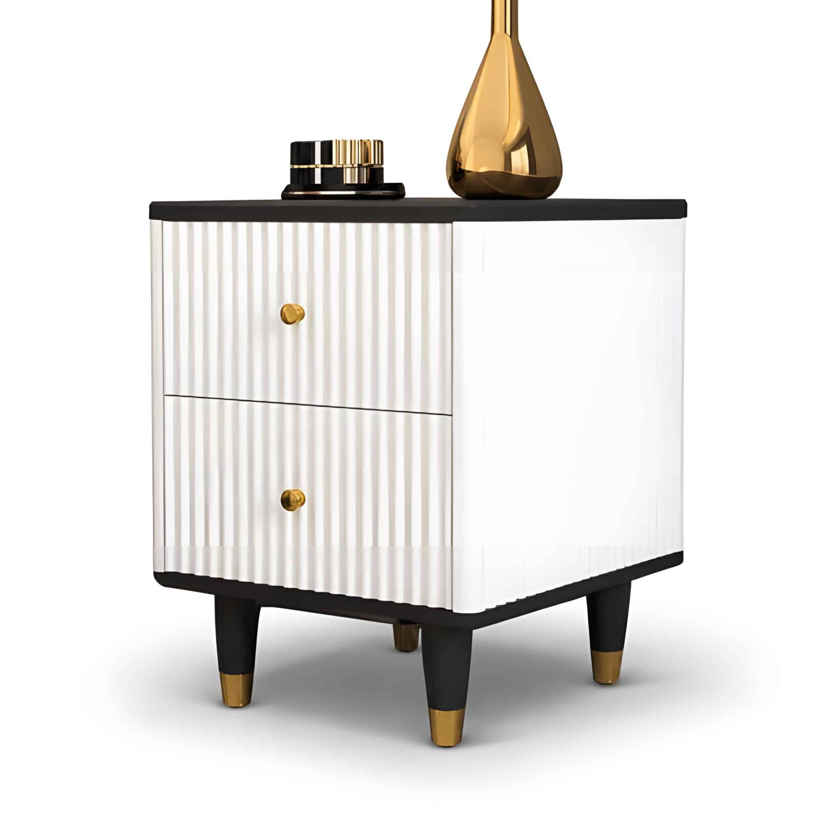 Toni Nightstand Set in decorative bedside styling