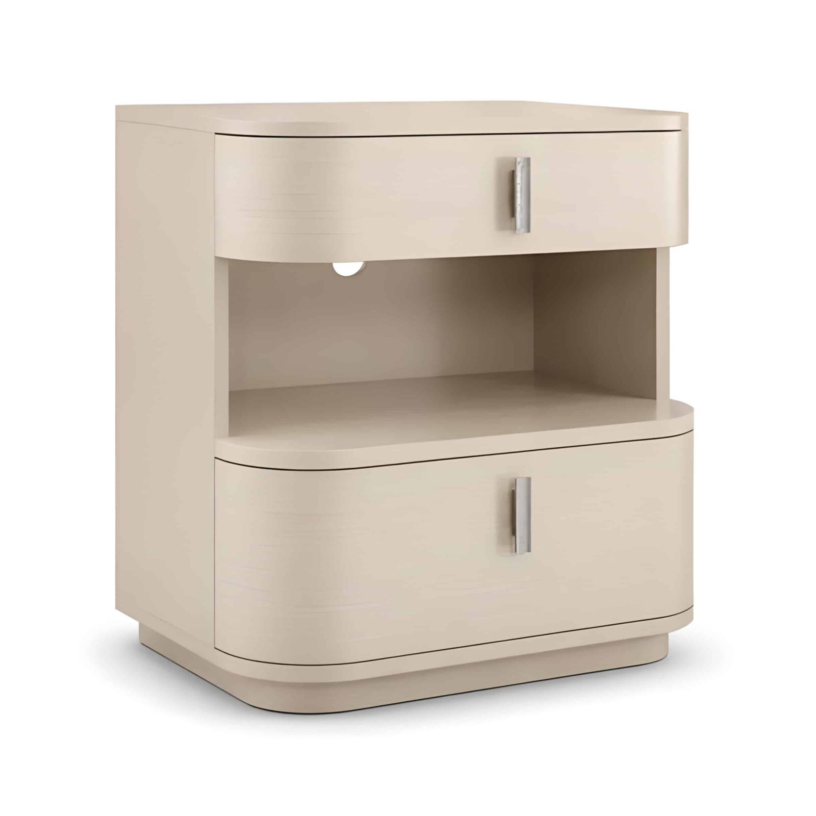 Sira Nightstand Set in fresh sleep space detail
