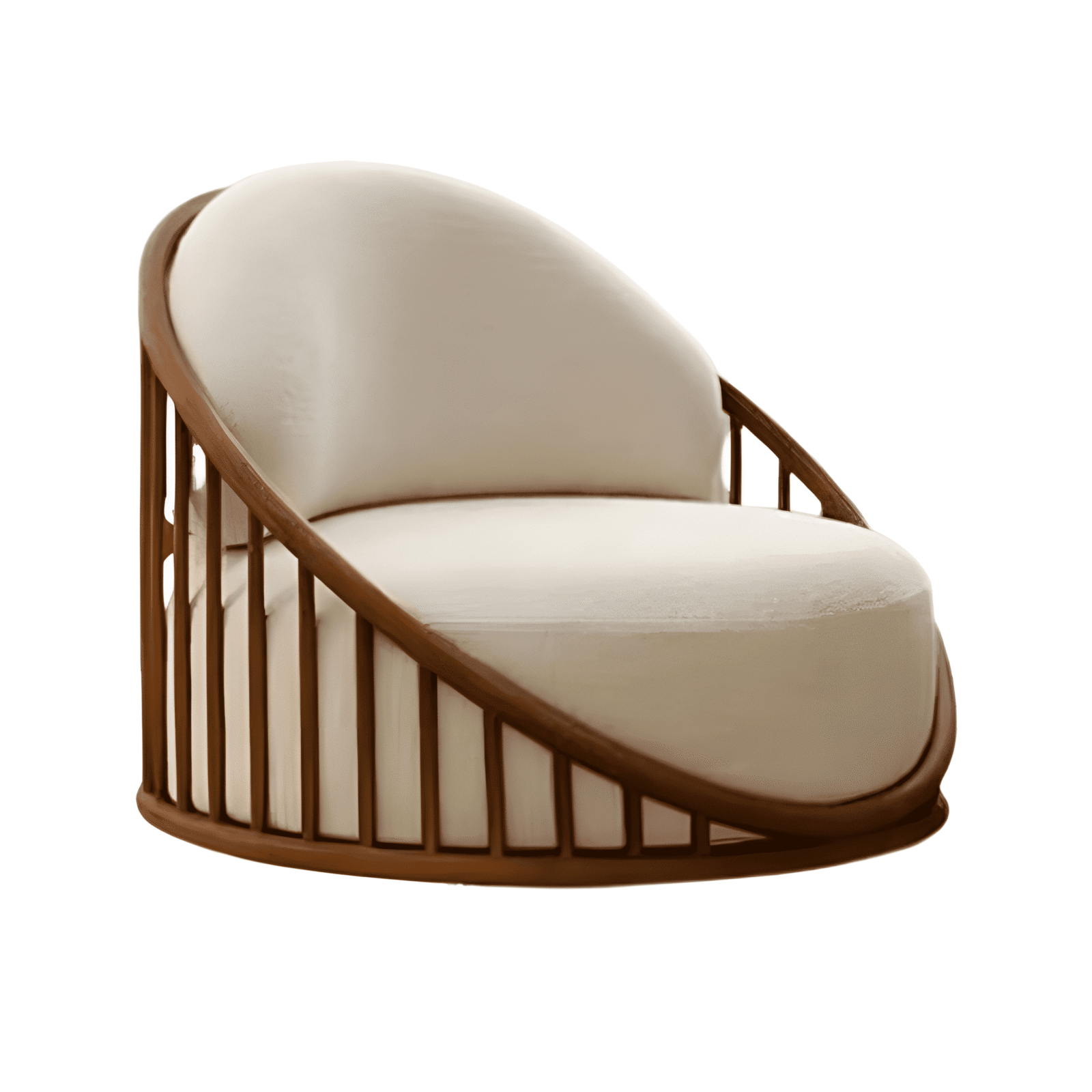 Vira Living Chair side profile for polished furniture displays