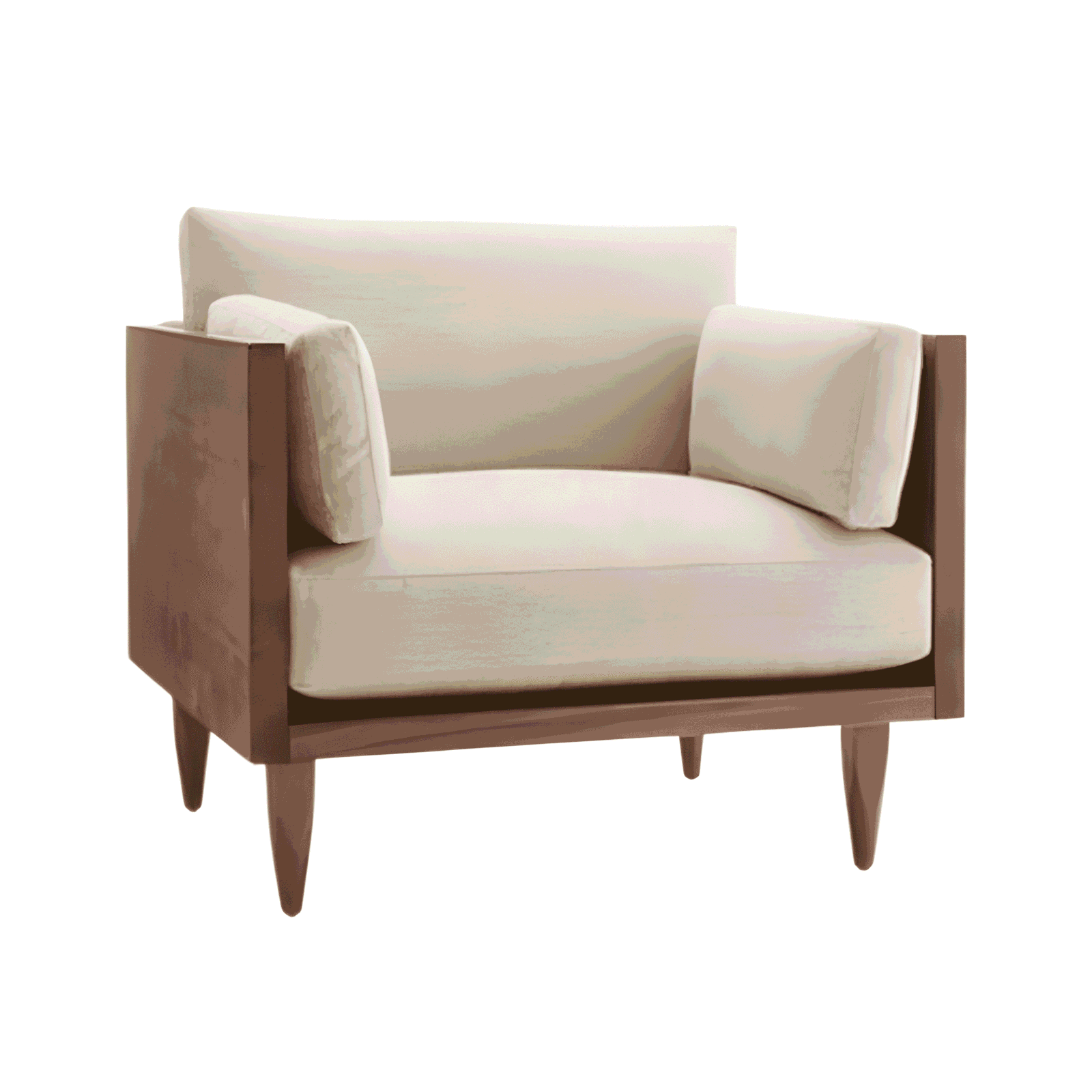 Vino Living Chair detail view for modern living room seating