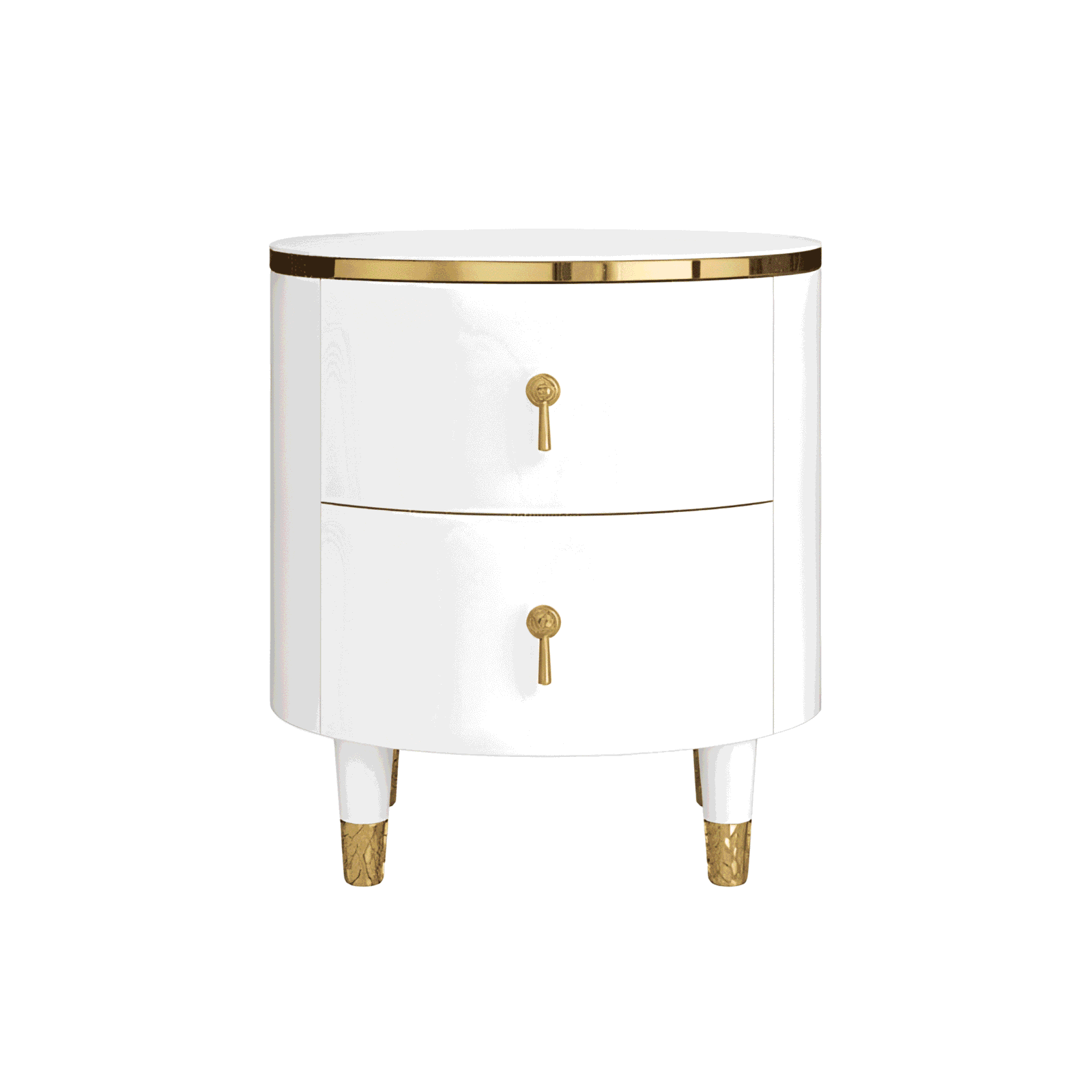 Elix Nightstand Set in calm calm bedroom display