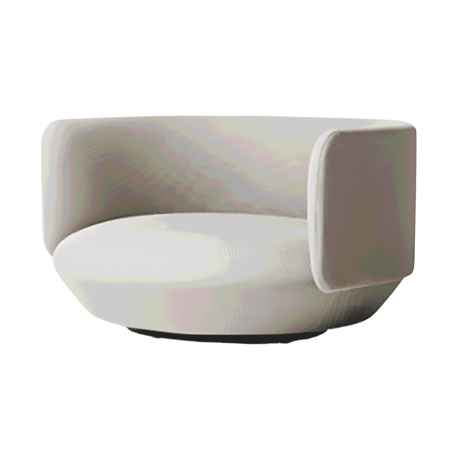 Zeno Living Chair side profile for polished furniture displays
