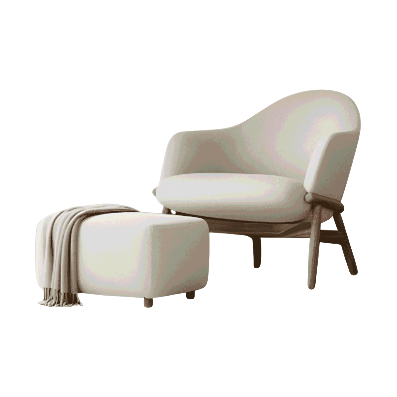 Zovra Living Chair side profile for relaxed seating areas