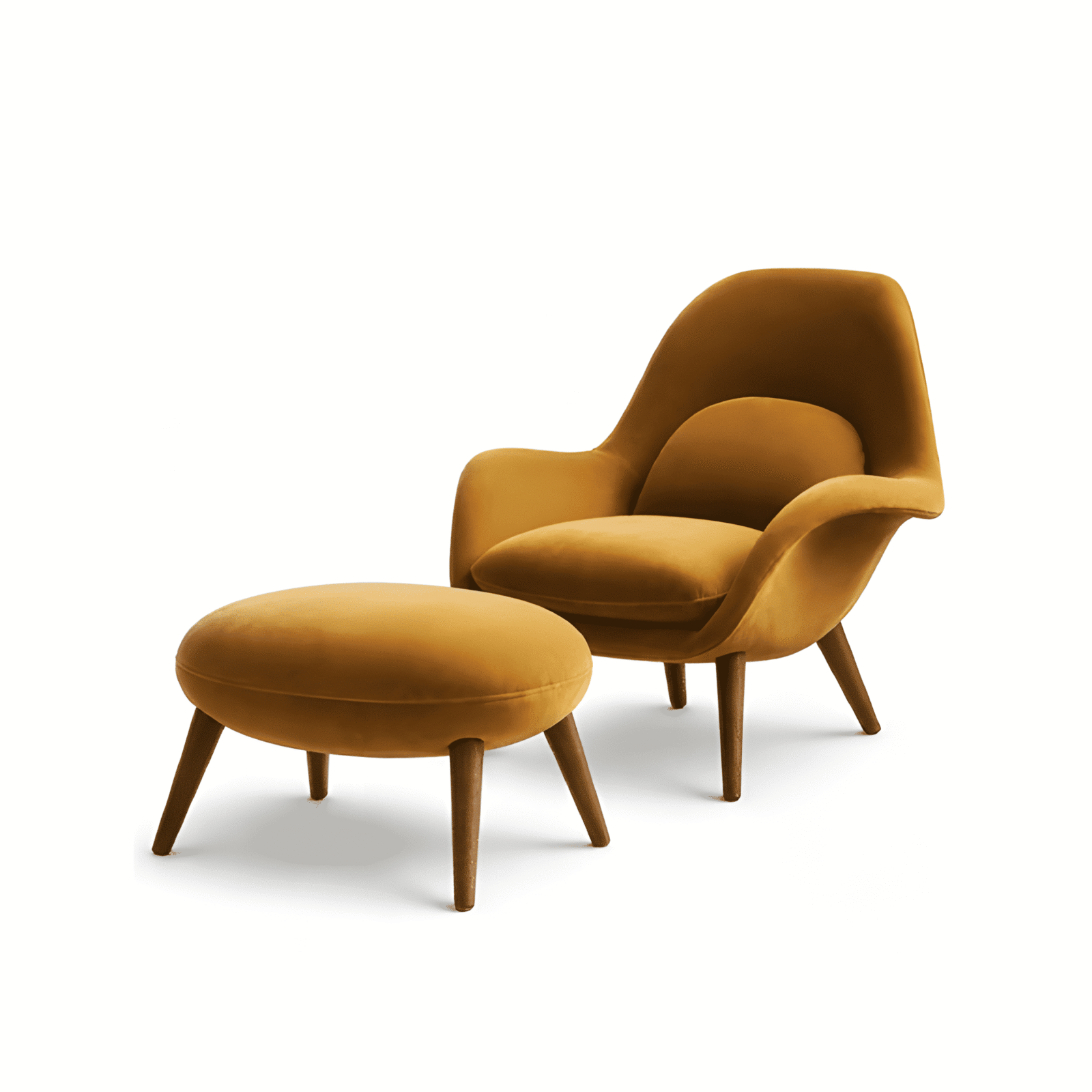 Zyren Living Chair side profile for modern living room seating