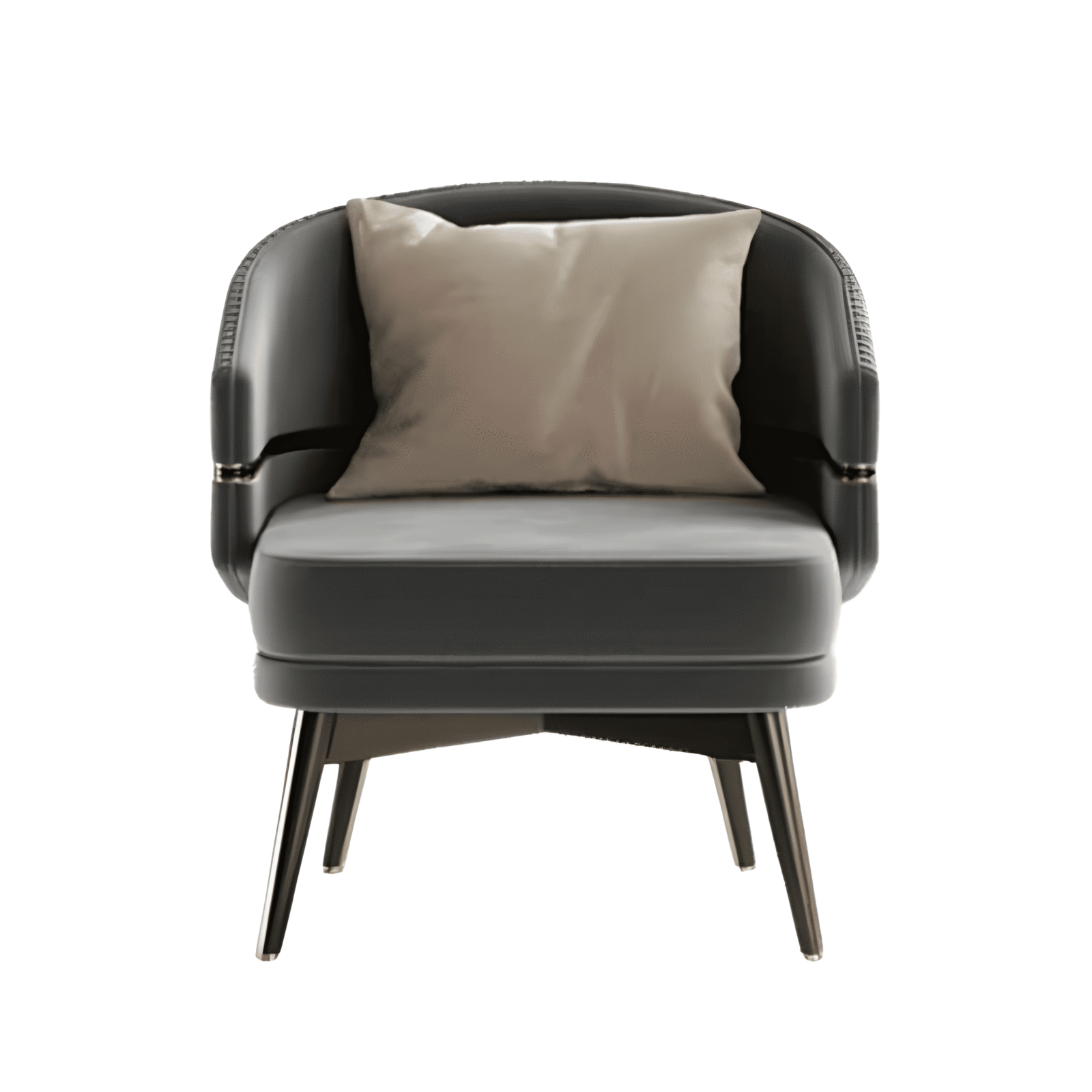 Tivo Living Chair room view for polished furniture displays