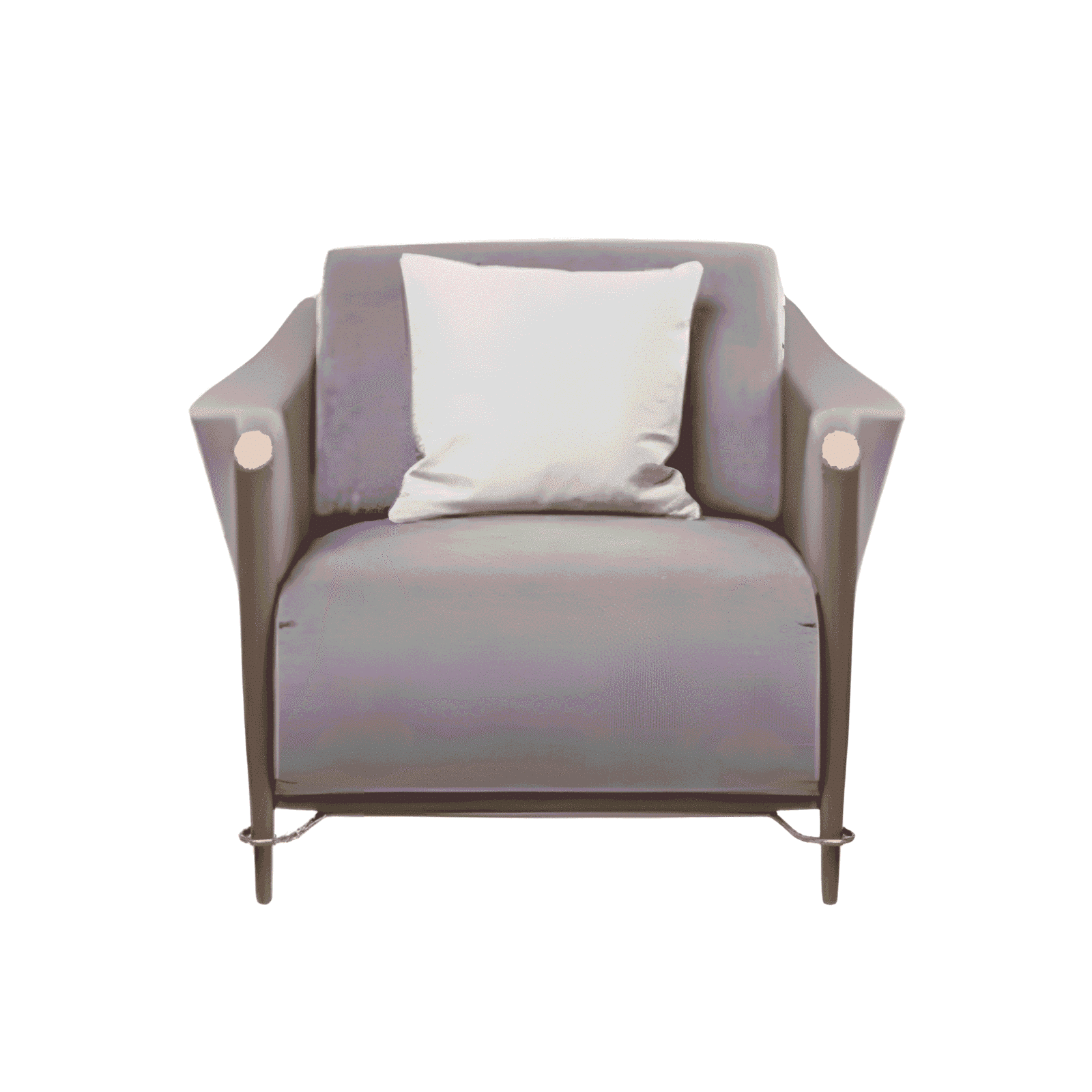 Tova Living Chair angled view for polished furniture displays