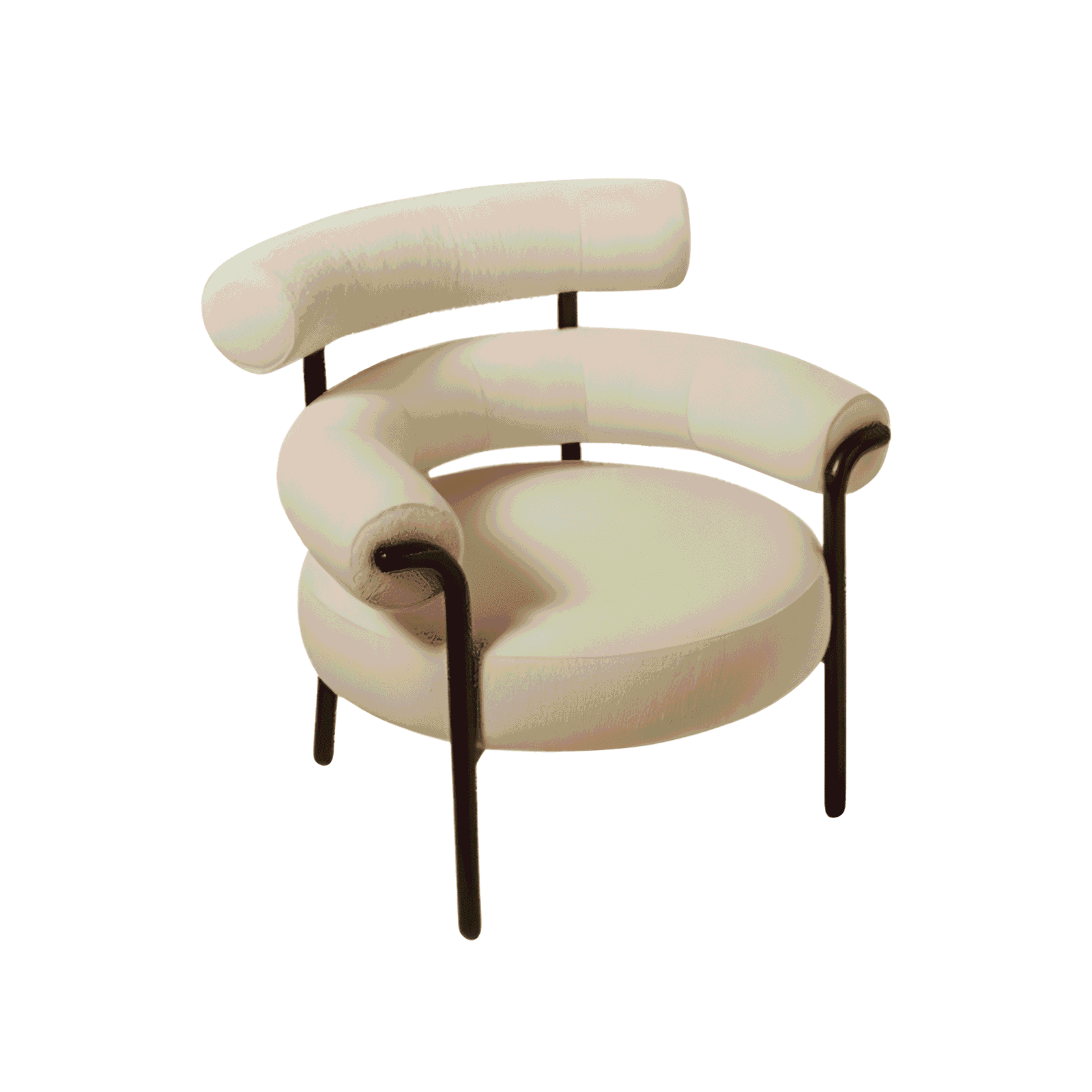 Vento Living Chair side profile for refined home seating