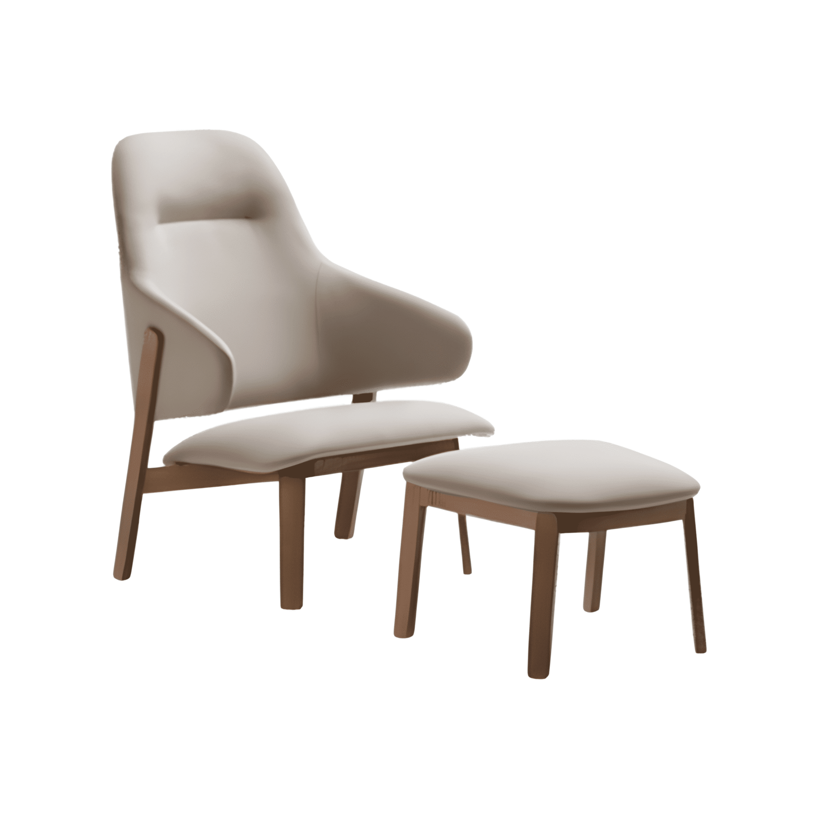 Sora Living Chair side profile for relaxed seating areas