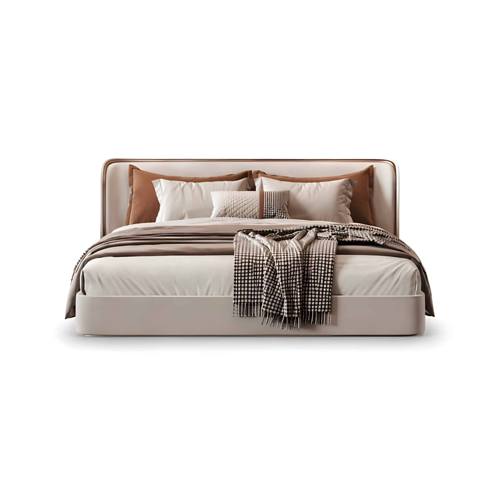 Rovella Bed Set side angle for warm bedroom atmosphere