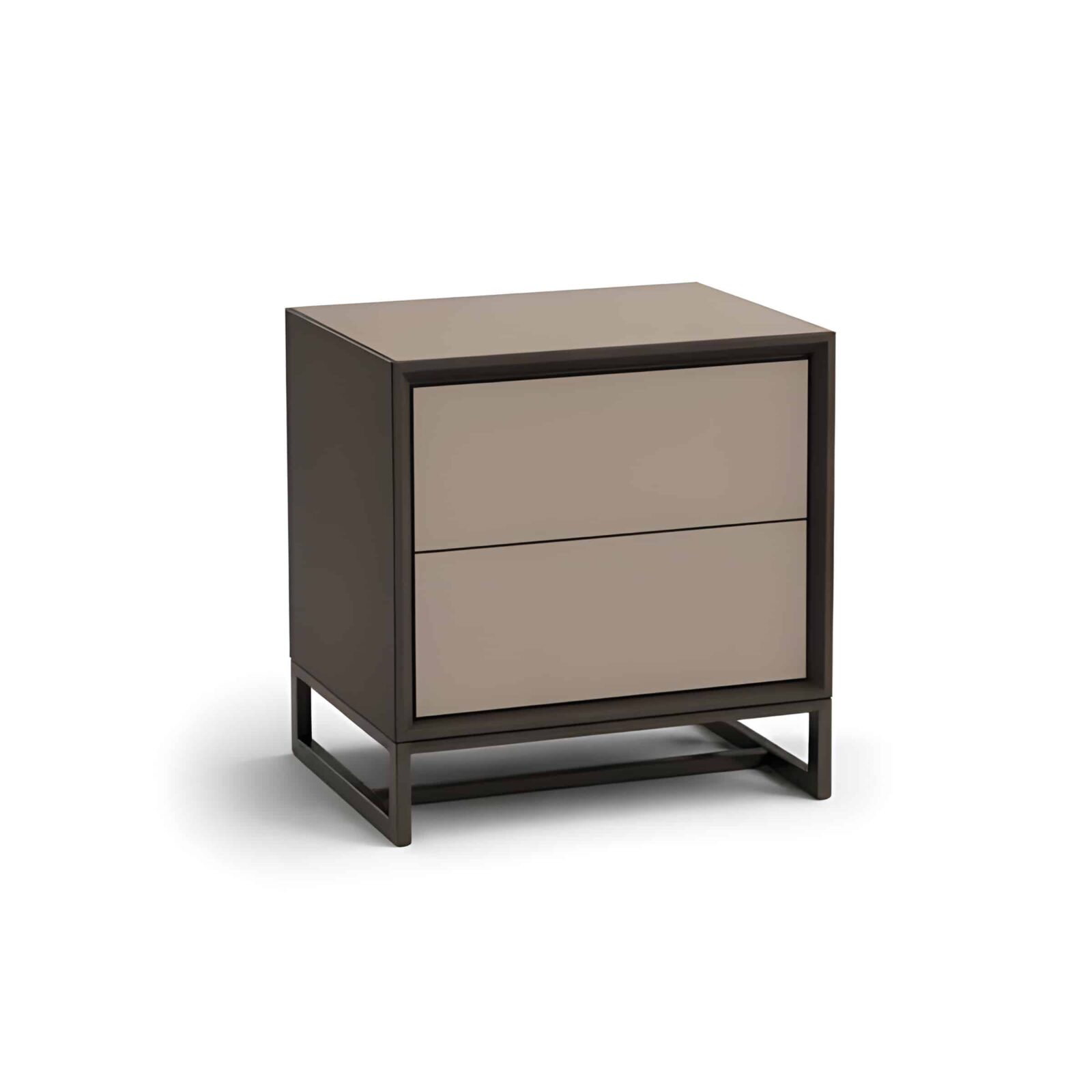 Raxo Nightstand Set in classic furniture showroom view