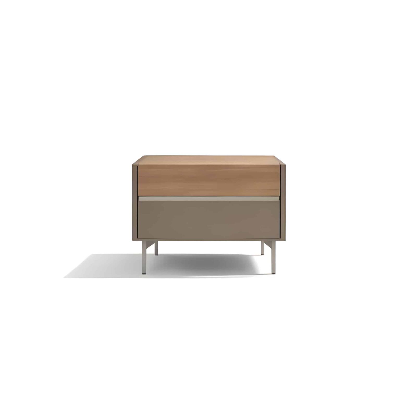 Delviro Nightstand Set in chic premium room layout