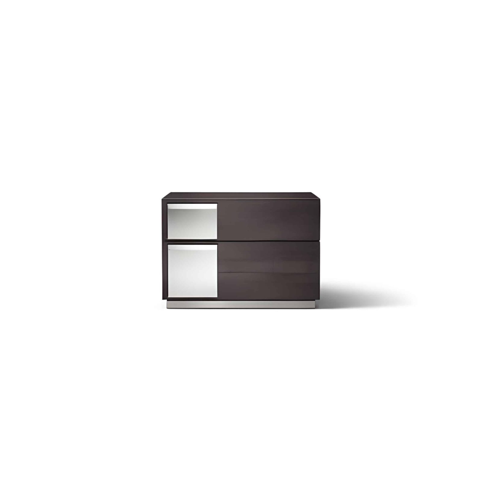 Arvello Nightstand Set in simple bedroom setup