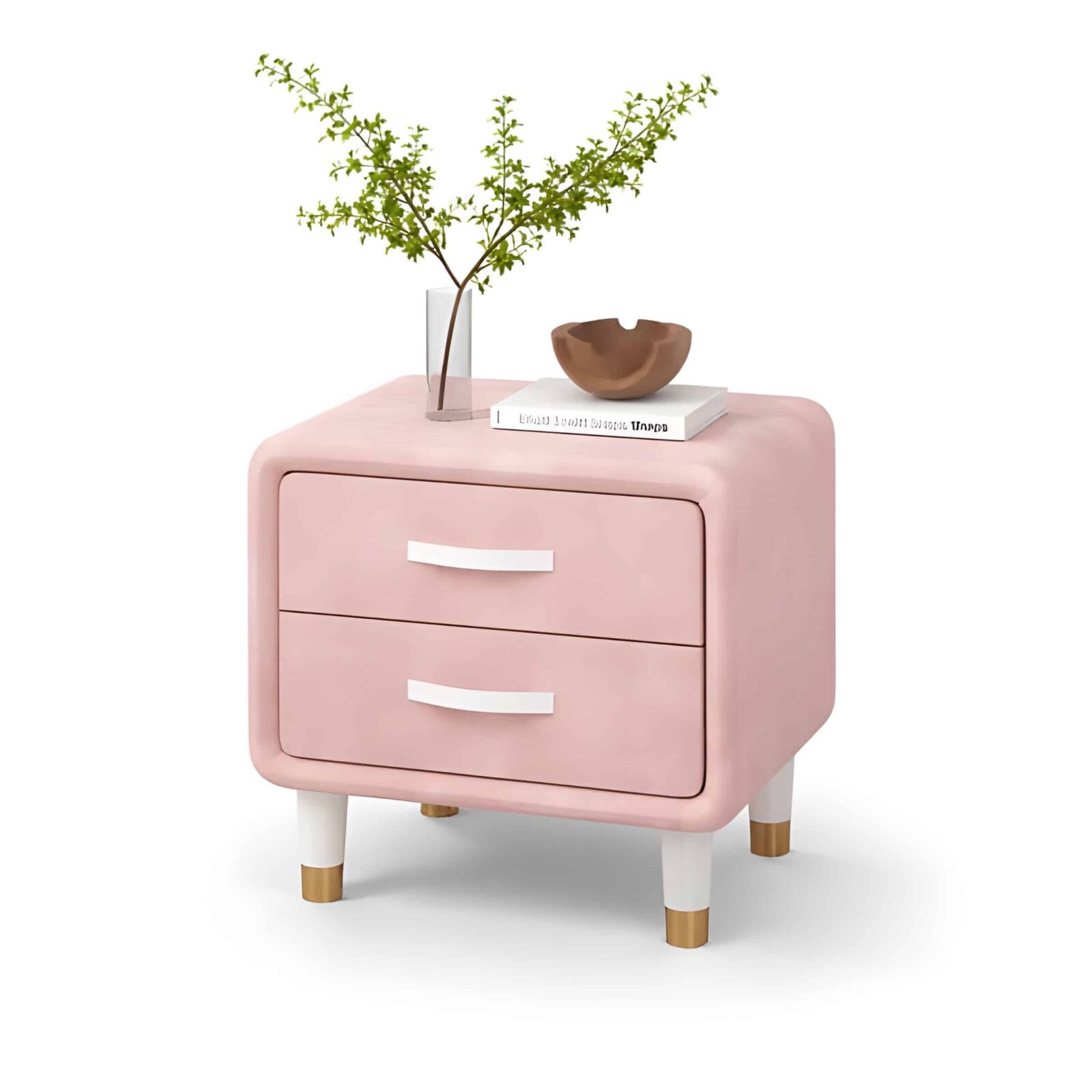Remi Nightstand Set in functional decorated room look