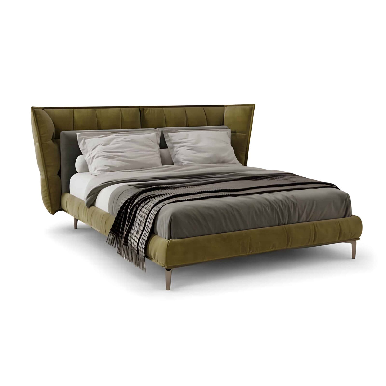 Vaya Bed Set warm bedroom scene for coordinated bedroom decor