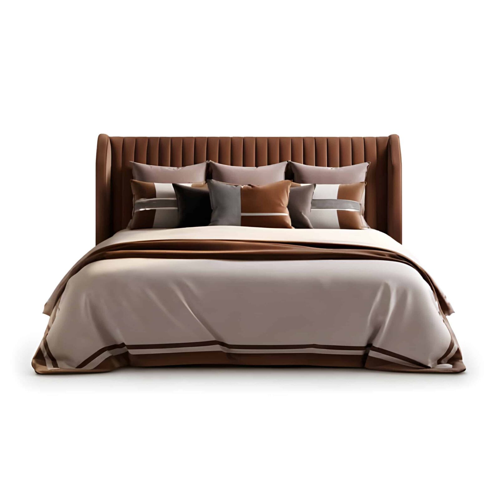 Favo Bed Set showroom angle for stylish bedroom designs