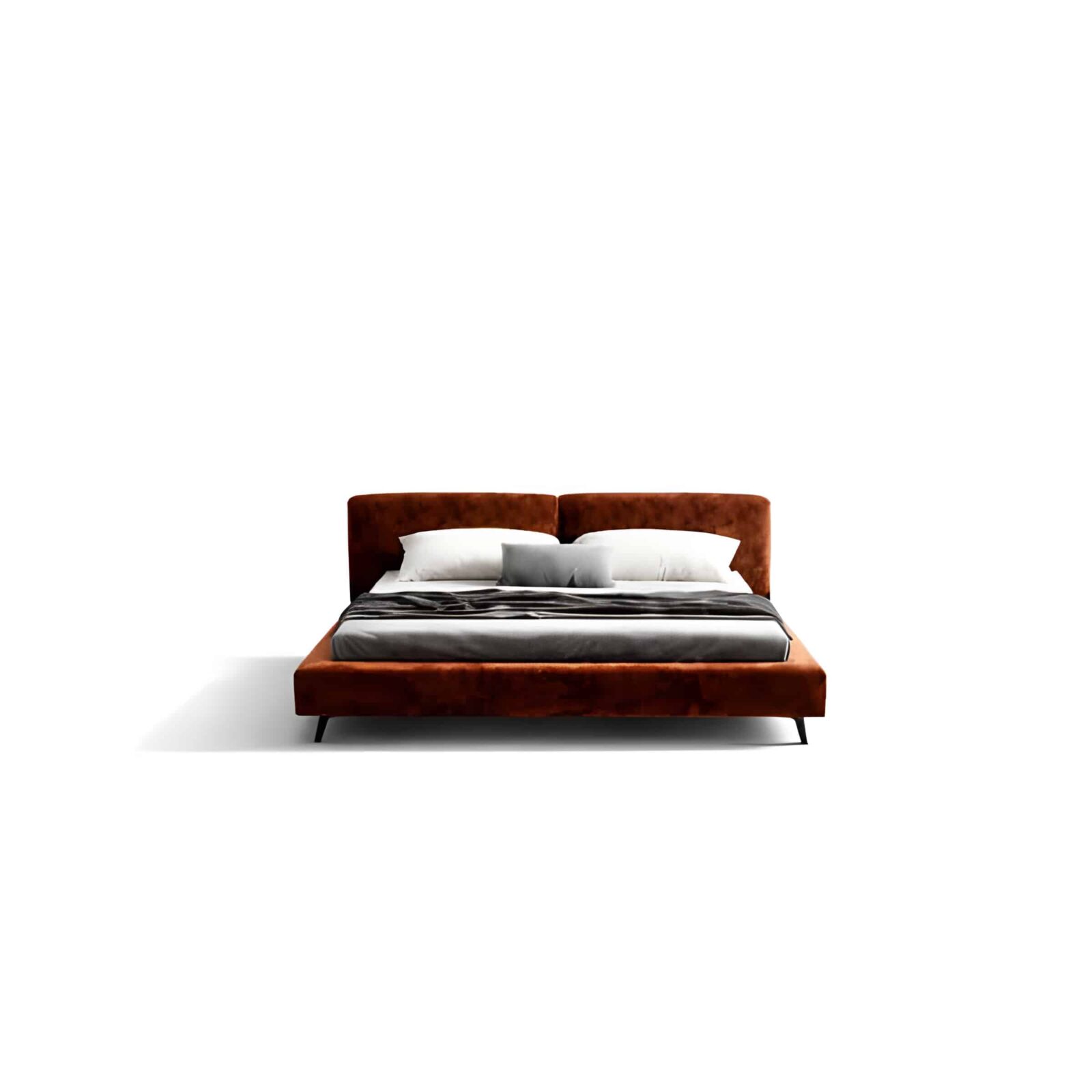 Mirova Bed Set showroom angle for refined home furniture