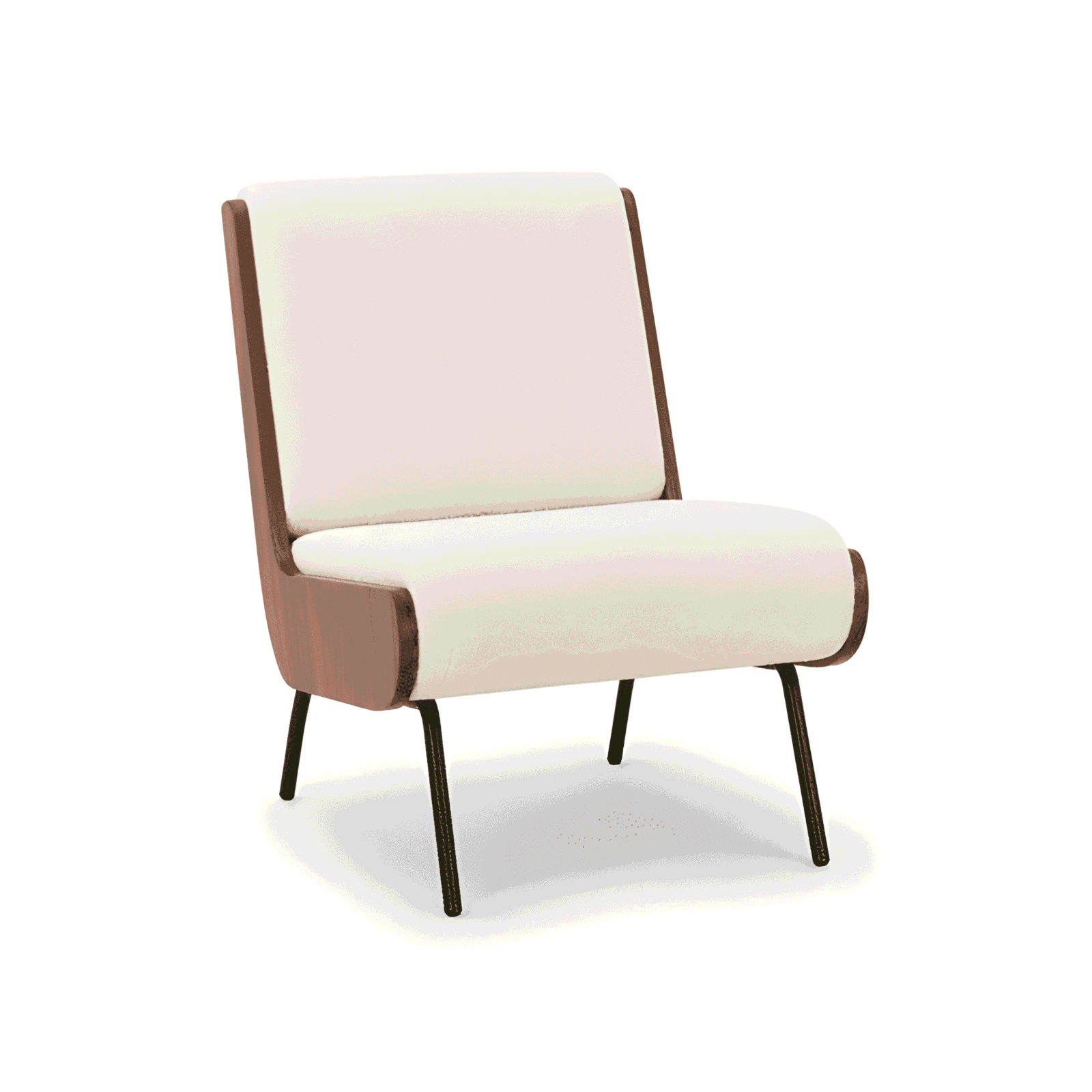 Mylon Living Chair angled view for modern living room seating