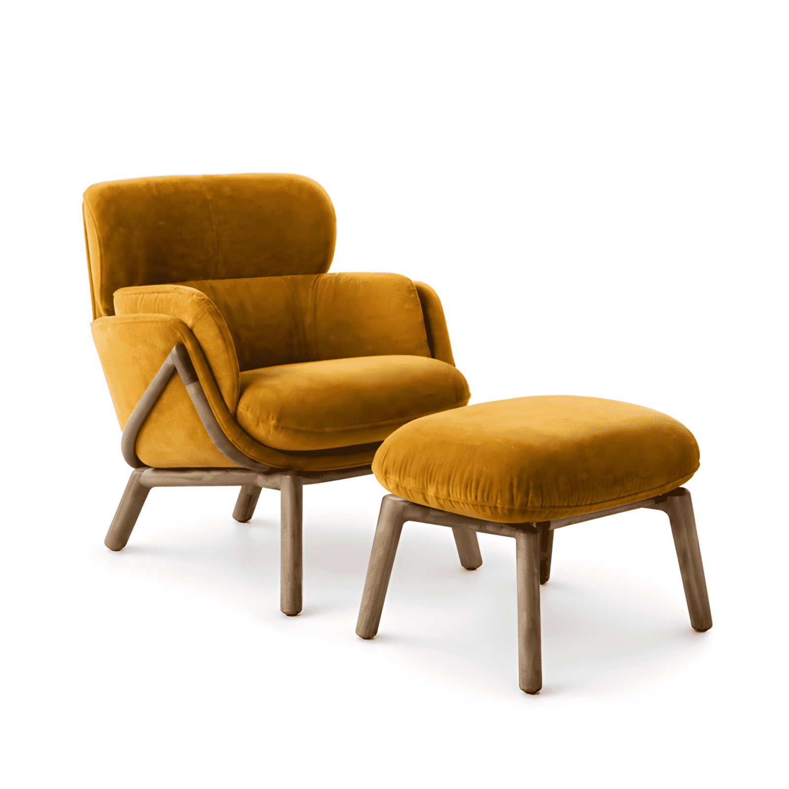 Pure Living Chair side profile for refined home seating