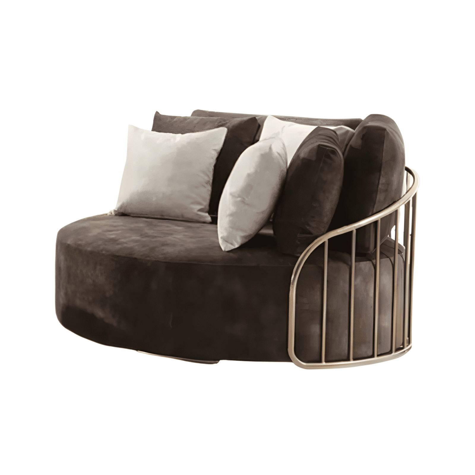 Nitre Living Chair side profile for refined home seating