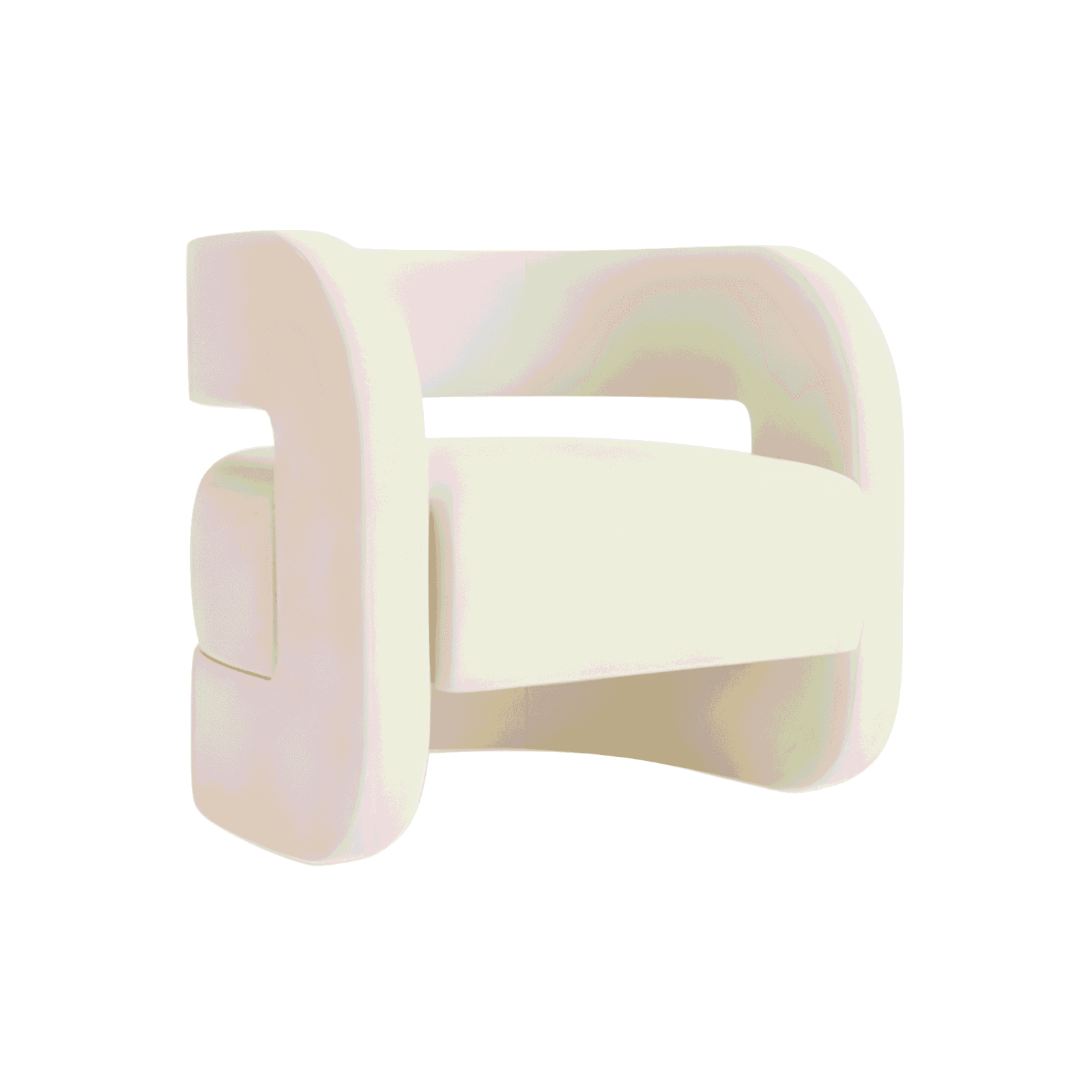Renzo Living Chair side profile for contemporary living spaces