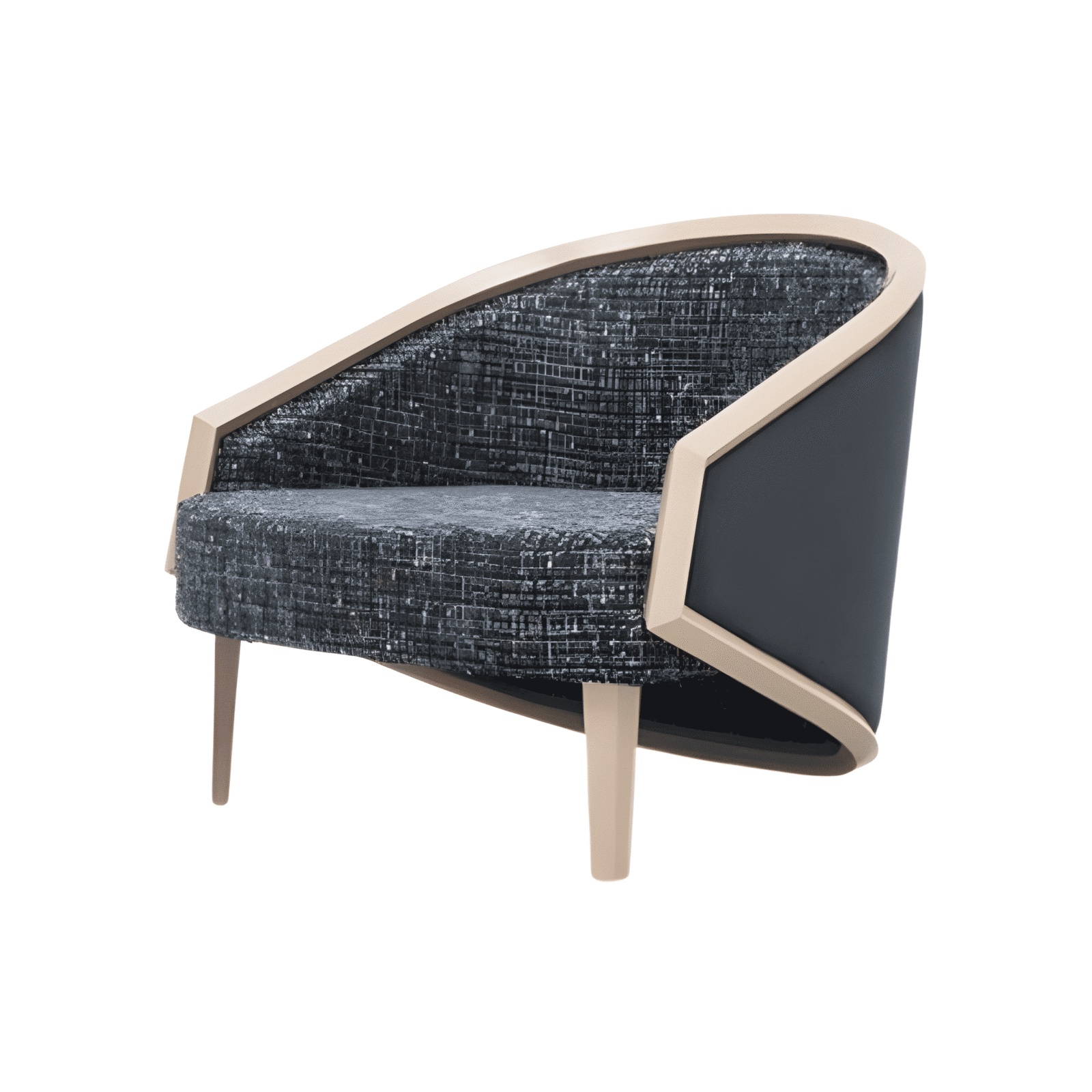 Lonis Living Chair angled view for elegant room decor