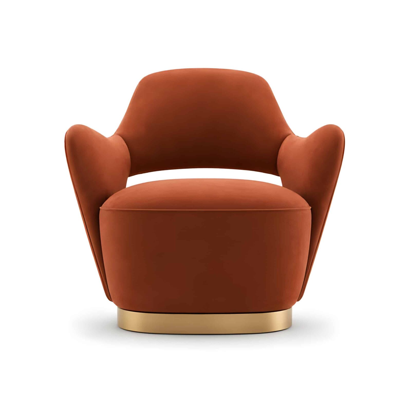Cerno Living Chair detail view for refined home seating
